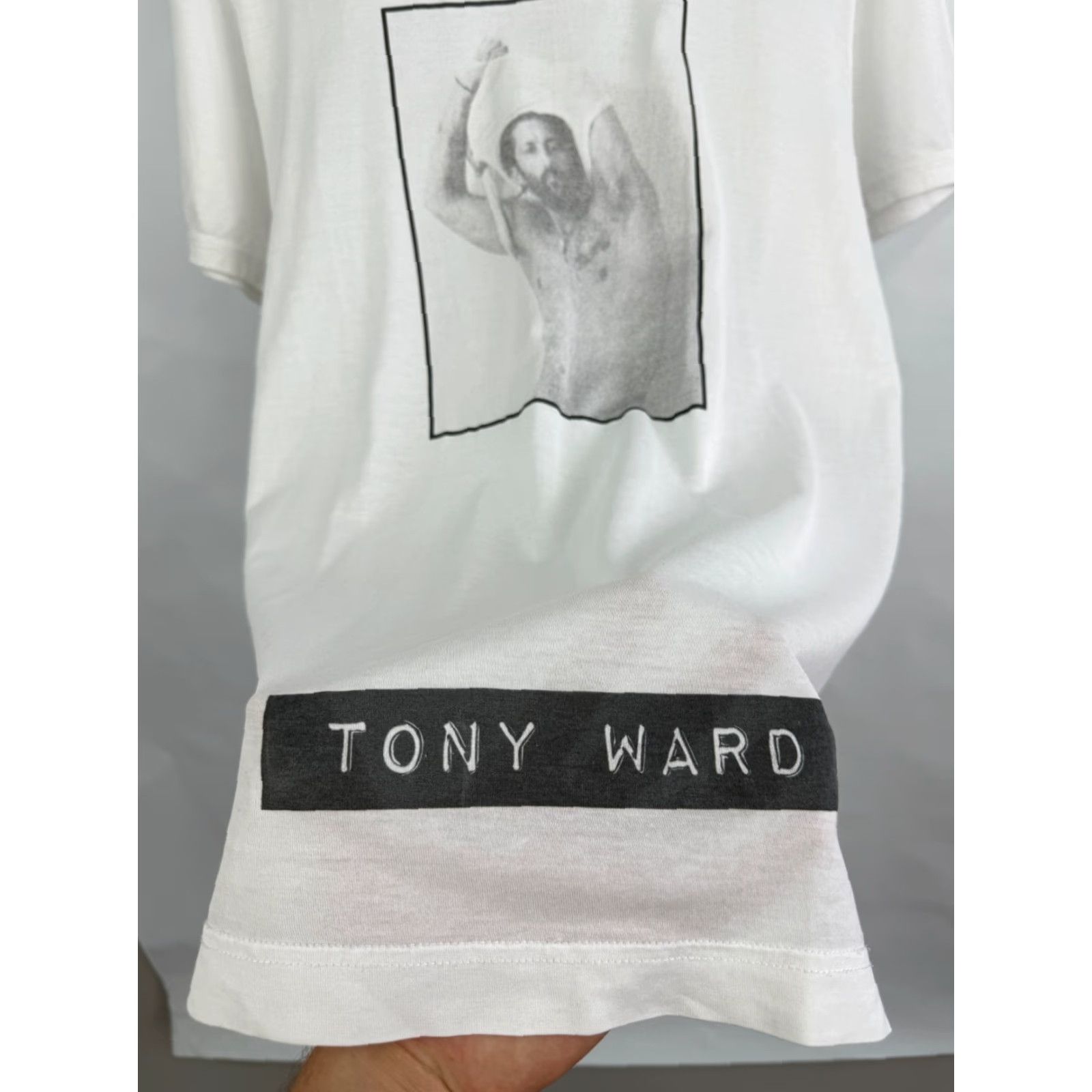 Dolce & Gabbana VINTAGE Dolce&Gabbana T-Shirt Men M White Tony Ward Photo by Stefano Guindani Size US M / EU 48-50 / 2 - 5 Thumbnail