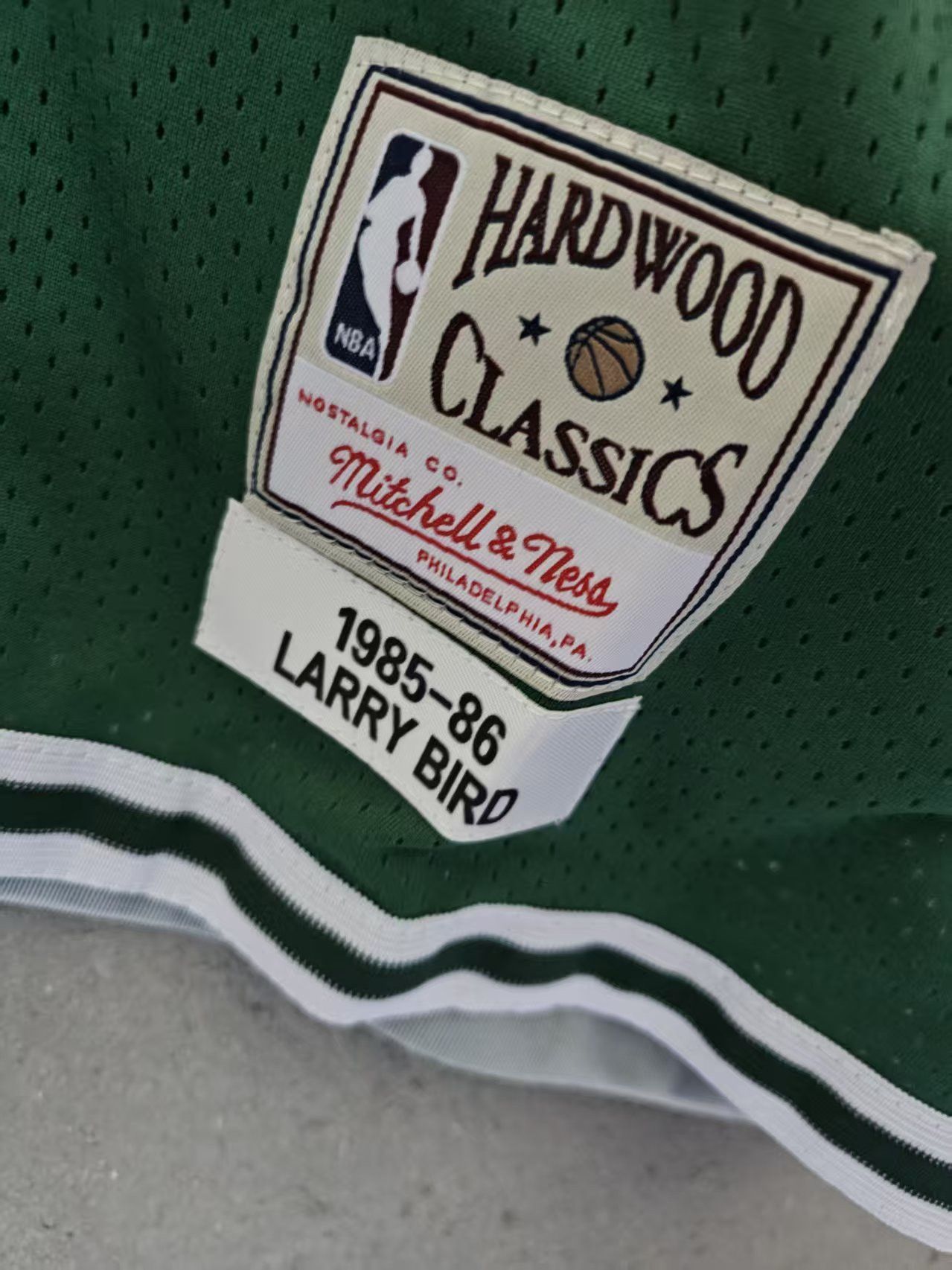 NBA Boston Celtics Short Pocket M Size 33 Larry Bird Size US 32 / EU 48 - 3 Thumbnail