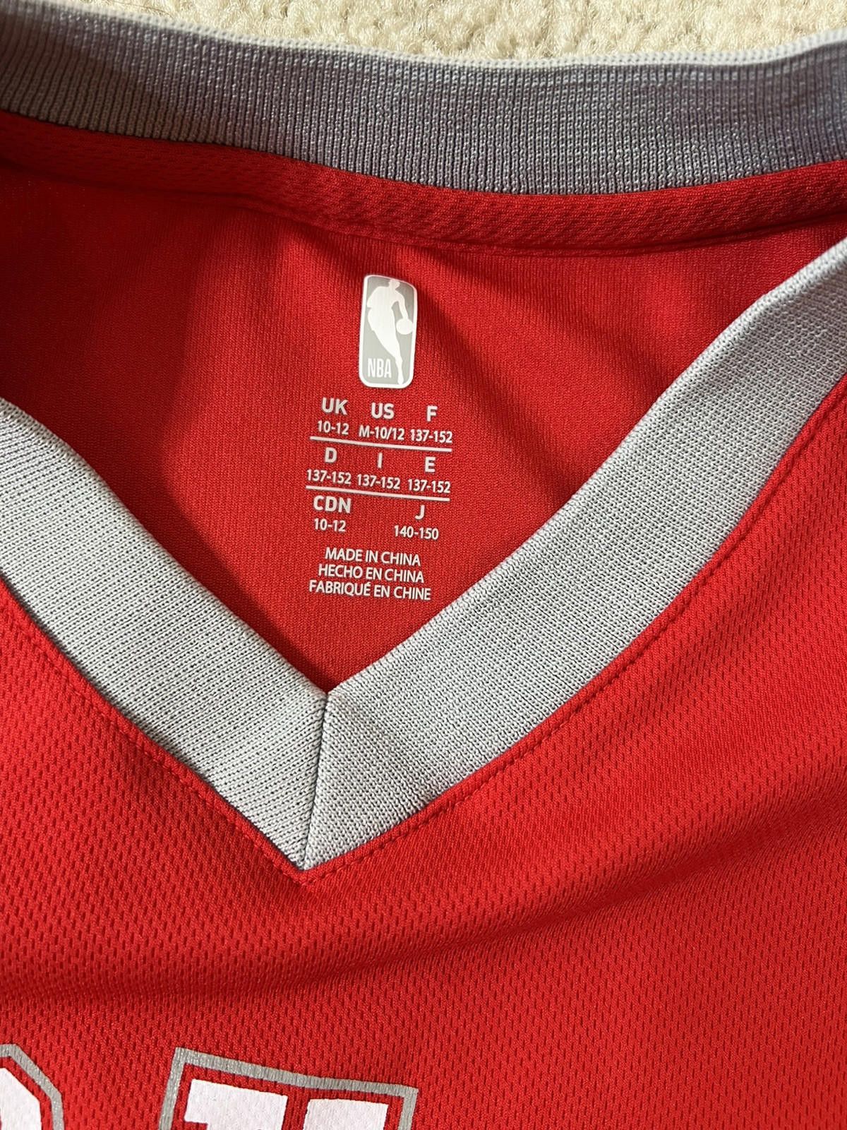 NBA Houston Rockets Jersey Youth Size Medium 10/12 Size US XXS / EU 40 - 3 Thumbnail