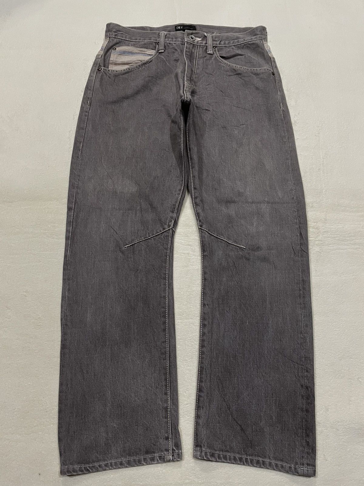 Japanese Brand Vintage Concave japanese Branh Faded Denim Keans Size US 31 - 1 Thumbnail