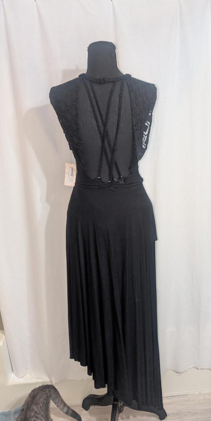 Free People NWT Free People Black Crochet Afternoon Delight Dress SZ M Size M / US 6-8 / IT 42-44 - 2 Thumbnail