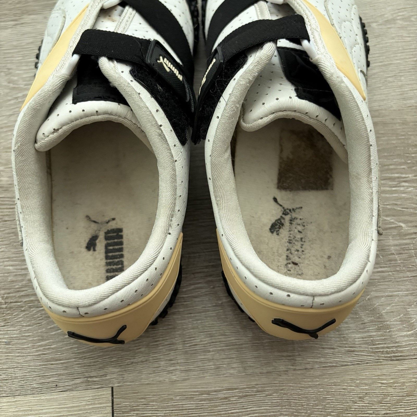 Puma Vintage Puma Mostro Sz 9.5 White Perf Leather Womens Sneaker Size US 9.5 / IT 39.5 - 6 Thumbnail