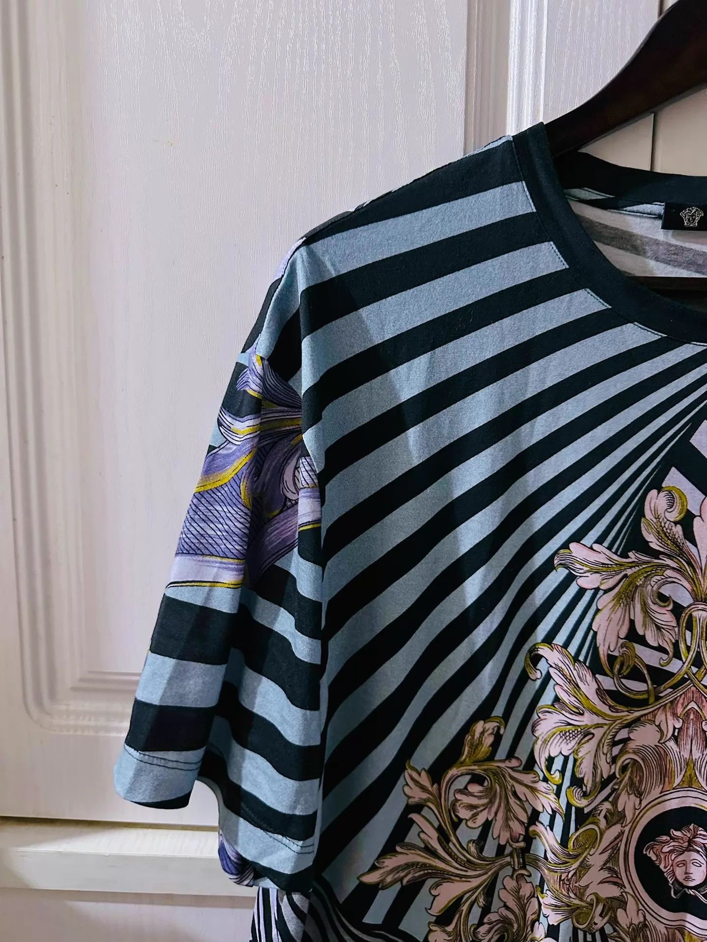 Versace Versace Baroque Medusa Print Short Sleeve T-Shirt Size US XXL / EU 58 / 5 - 4 Thumbnail