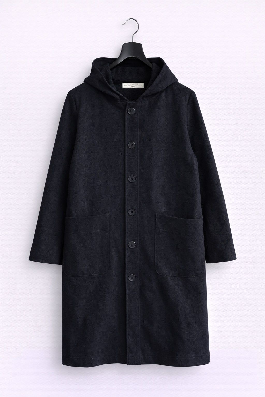 Japanese Brand Arancio Aran Hooded Long Coat Wool Blend Minimalist Style Size M / US 6-8 / IT 42-44 - 1 Thumbnail