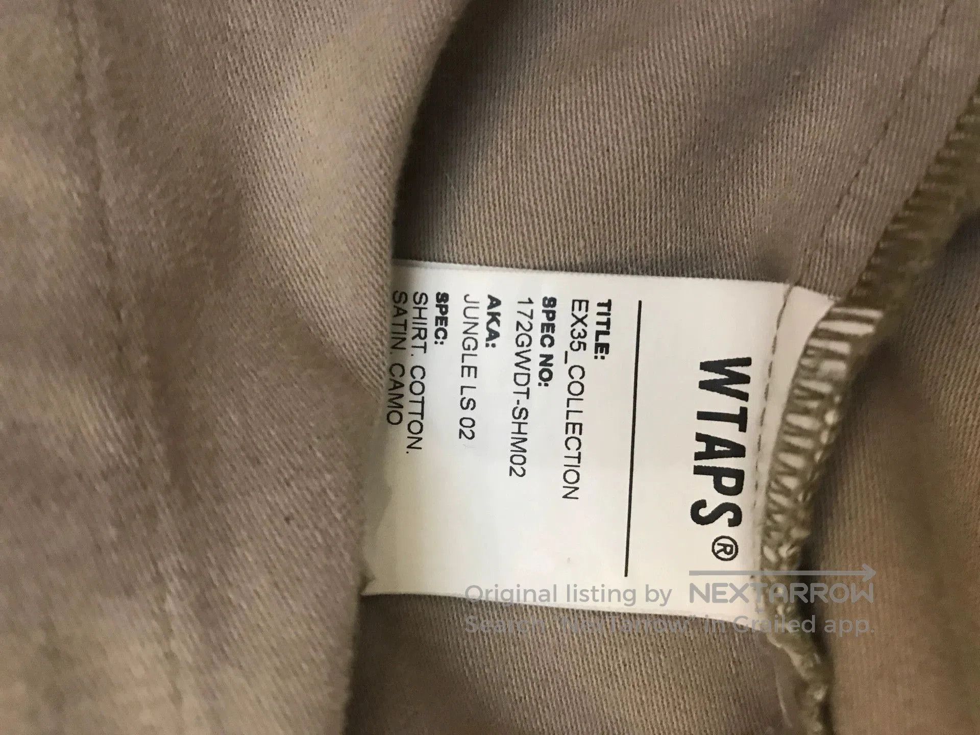 Wtaps WTAPS Camo Four-Pocket Jacket 17AW. Size US L / EU 52-54 / 3 - 8 Thumbnail