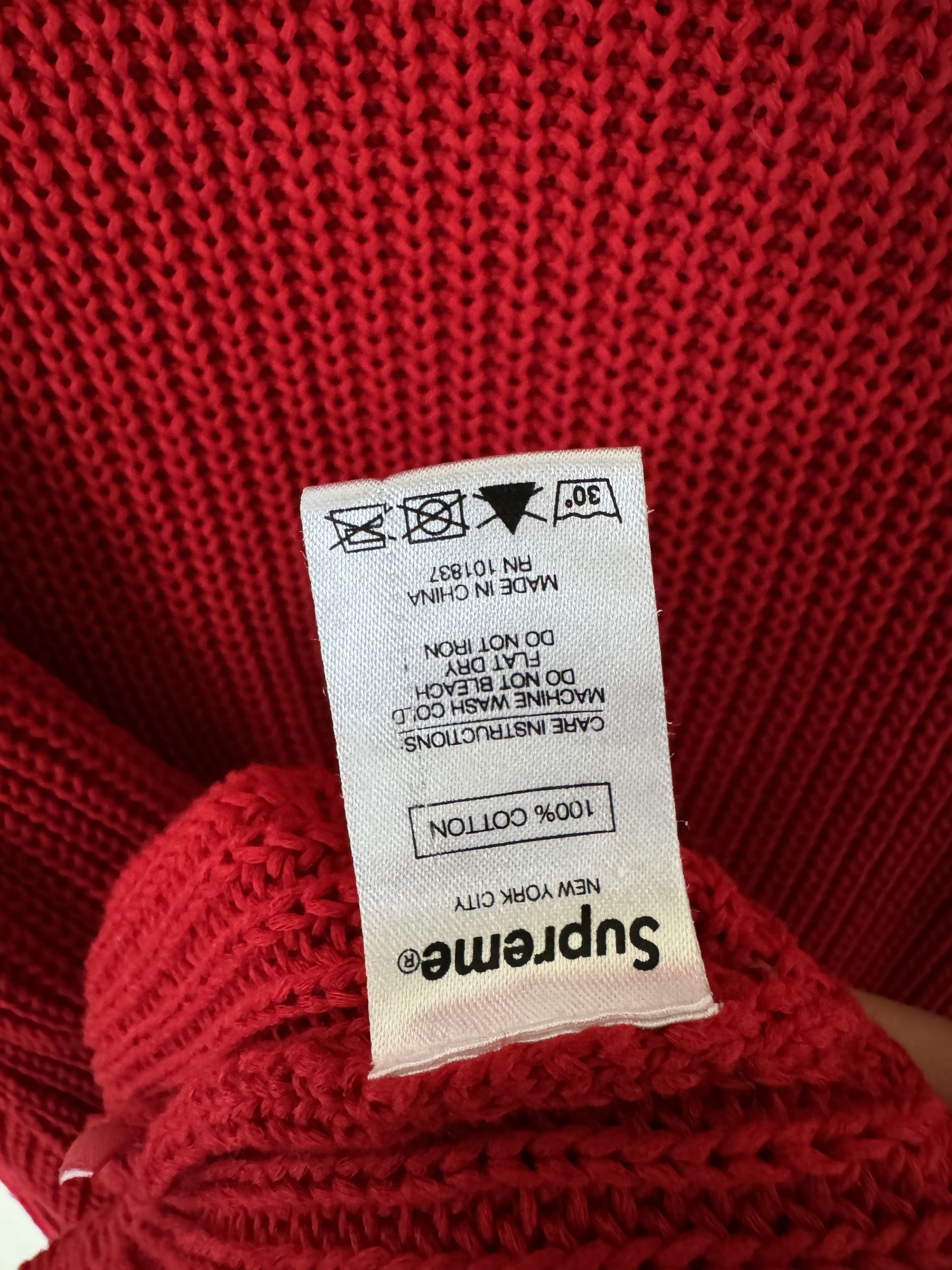 Comme des Garcons SHIRT × Supreme Comme Des Garcons Supreme Red Sweater Size US XL / EU 56 / 4 - 5 Thumbnail