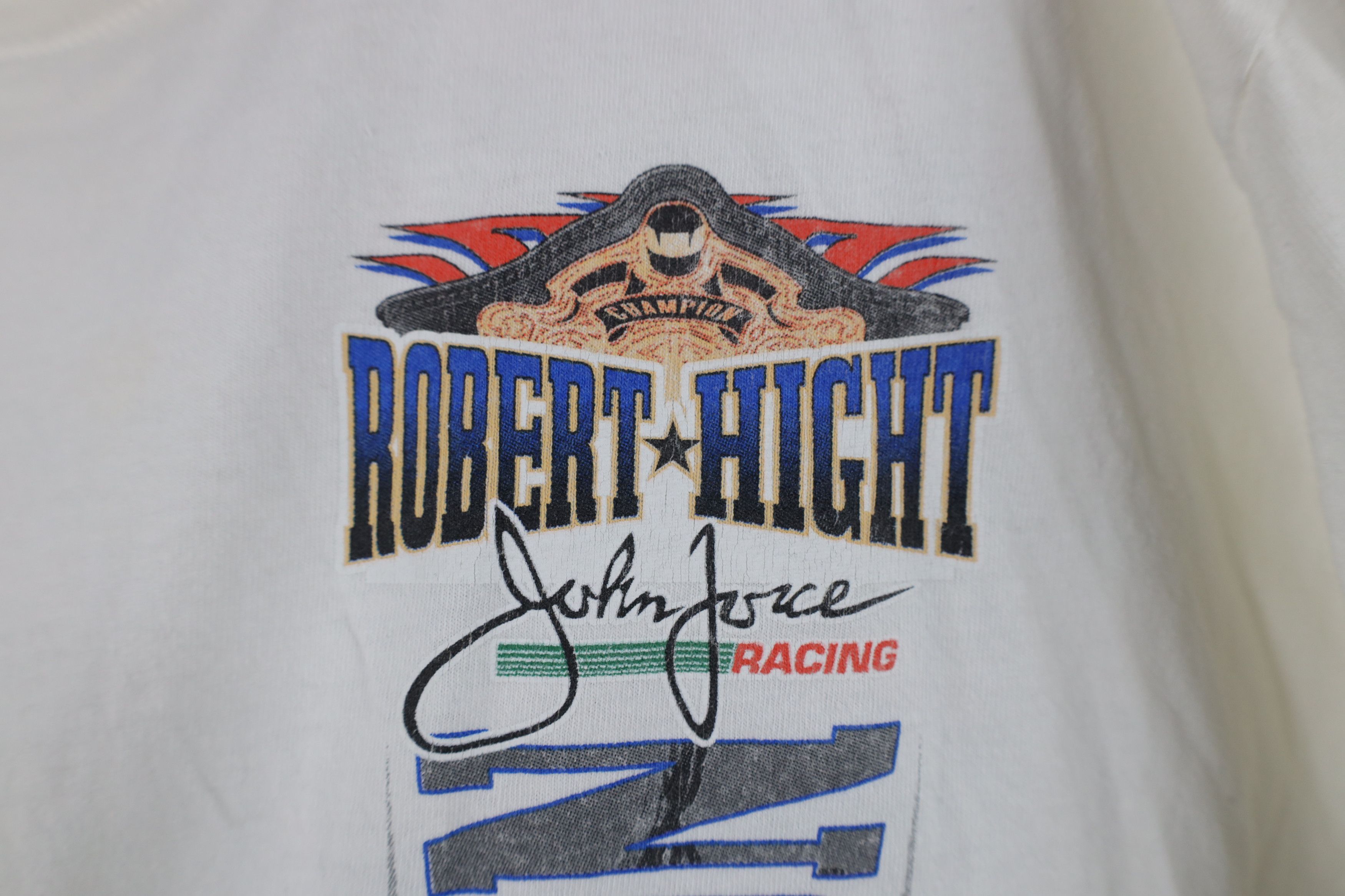 Vintage Vintage Y2K John Force Robert Hight Redemption T-Shirt Size US XL / EU 56 / 4 - 5 Thumbnail