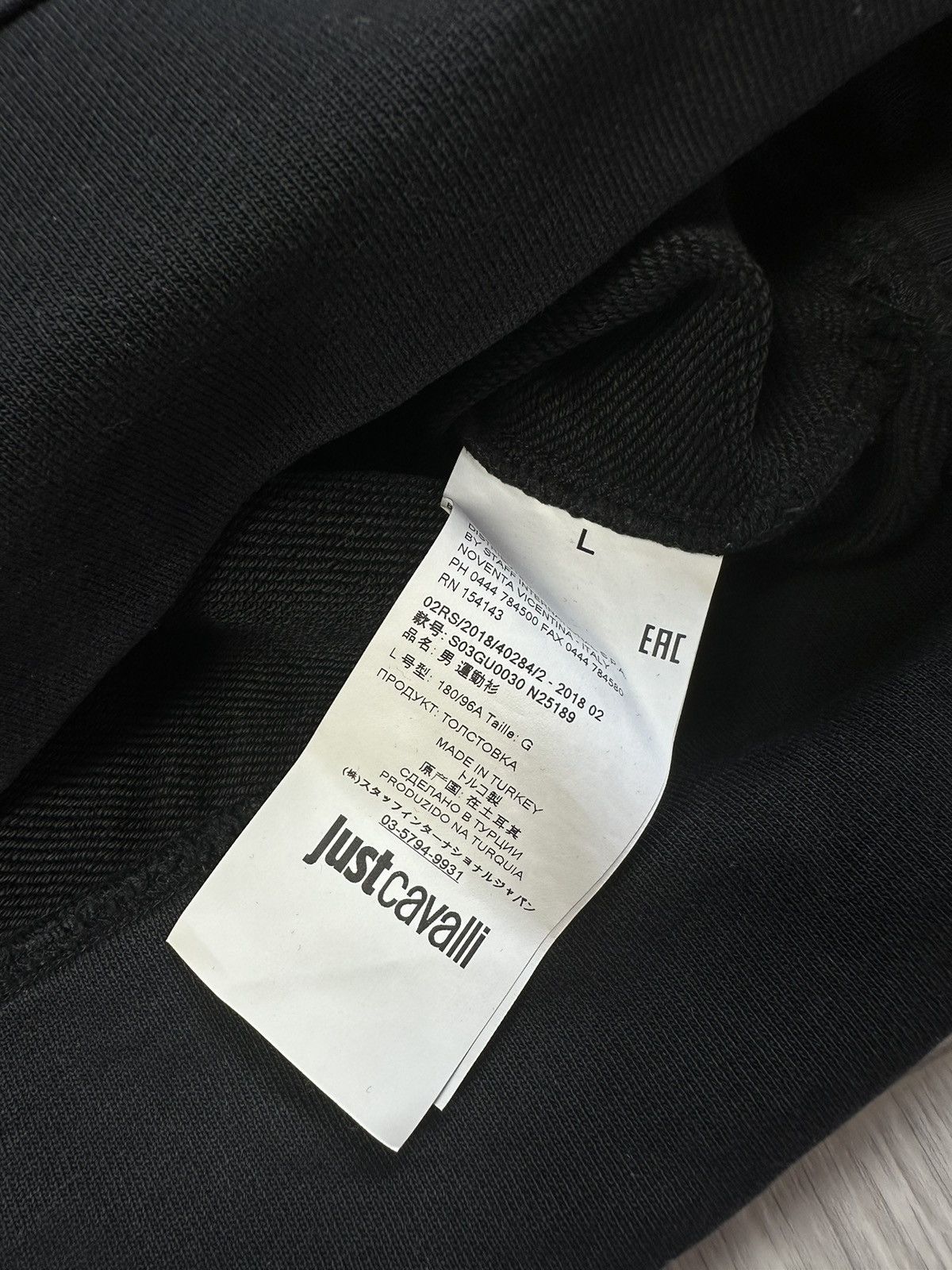 Roberto Cavalli Just Cavalli Stripes Logo Sweatshirt Size L Size US L / EU 52-54 / 3 - 5 Thumbnail