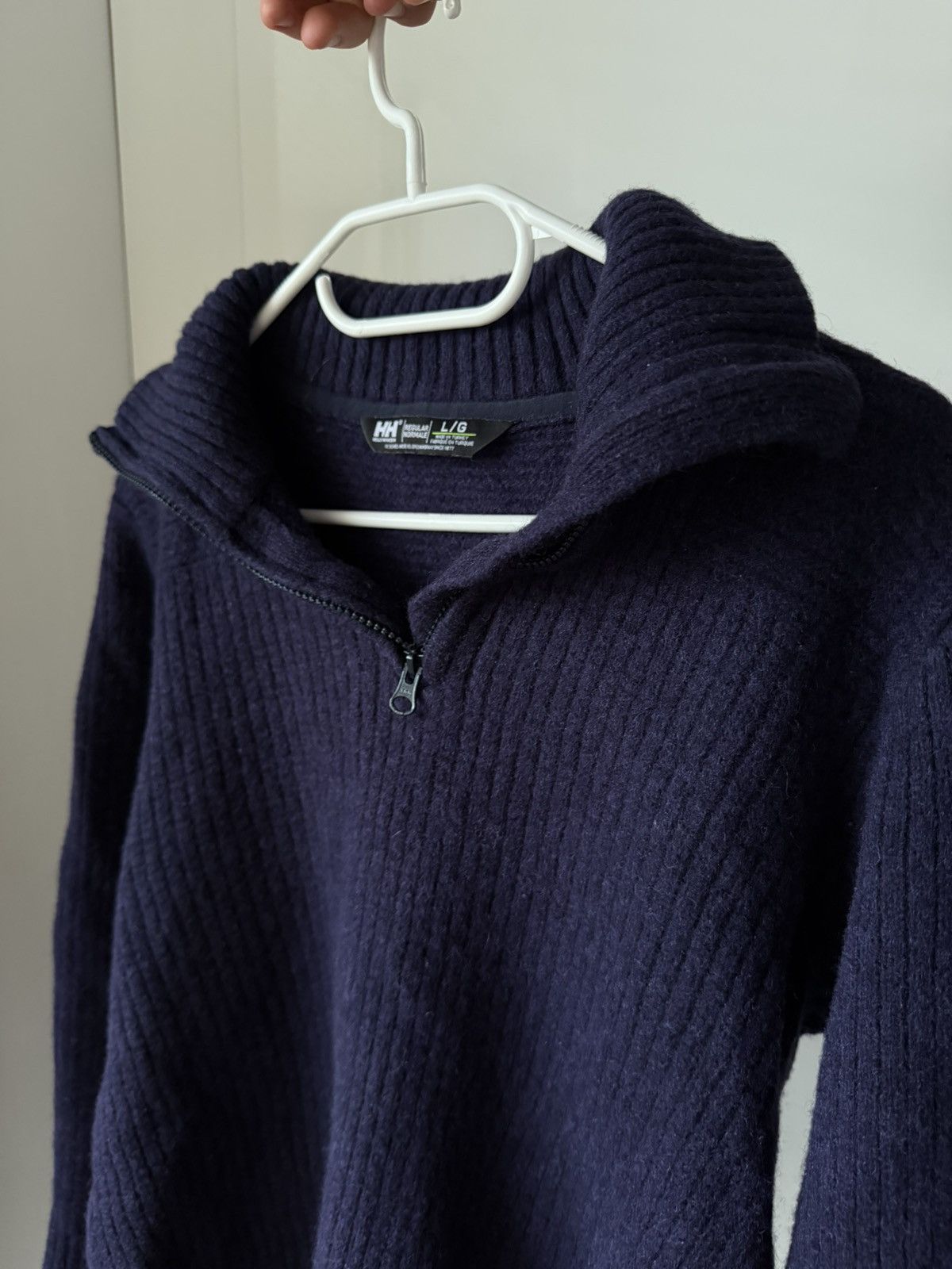 Helly Hansen Helly Hansen 100% Wool Lambs Regular Sweater Size L / US 10 / IT 46 - 4 Thumbnail