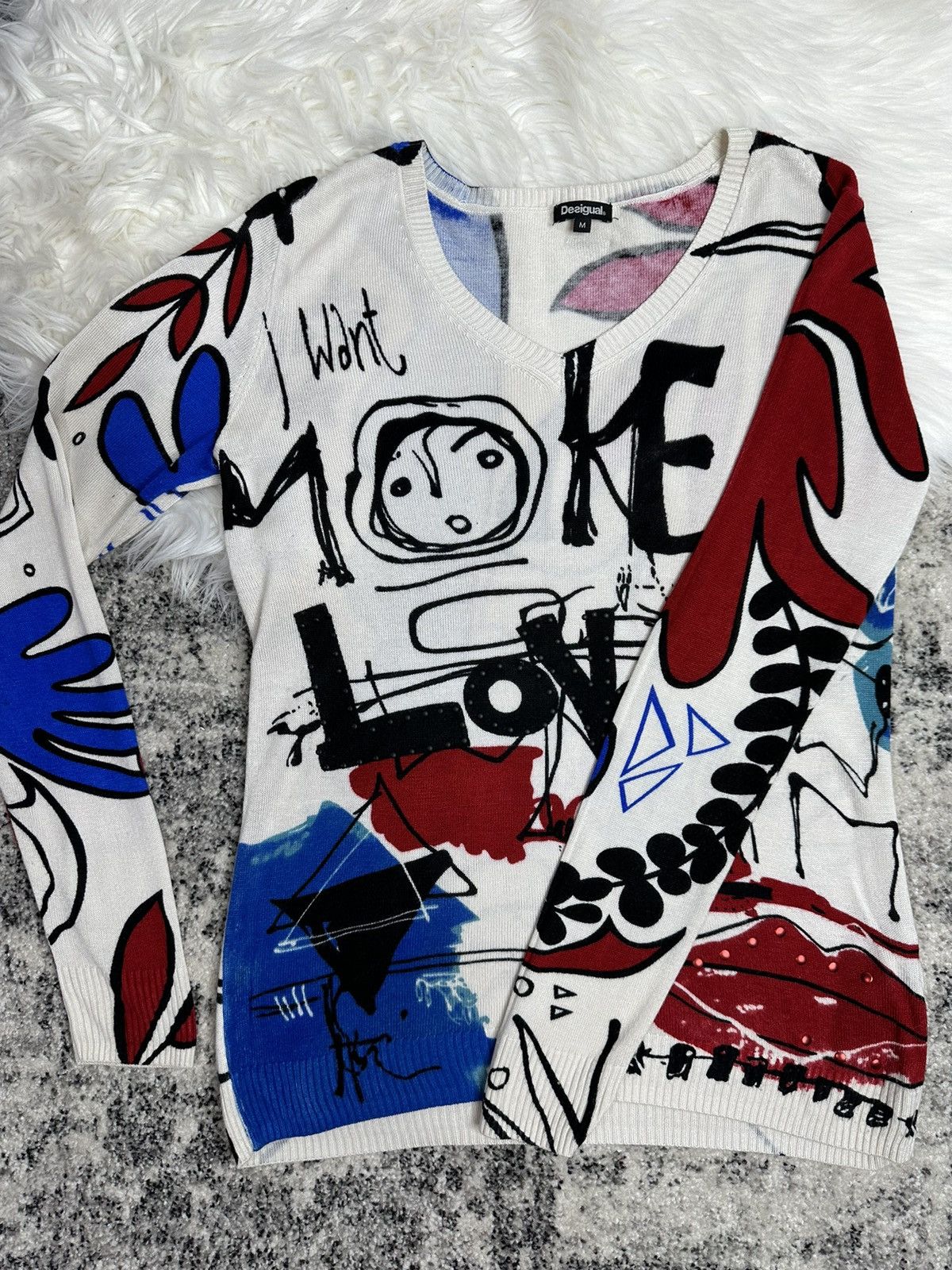 Desigual Desigual Vintage StreetWear rare Y2K Avant Garde Size M / US 6-8 / IT 42-44 - 2 Thumbnail