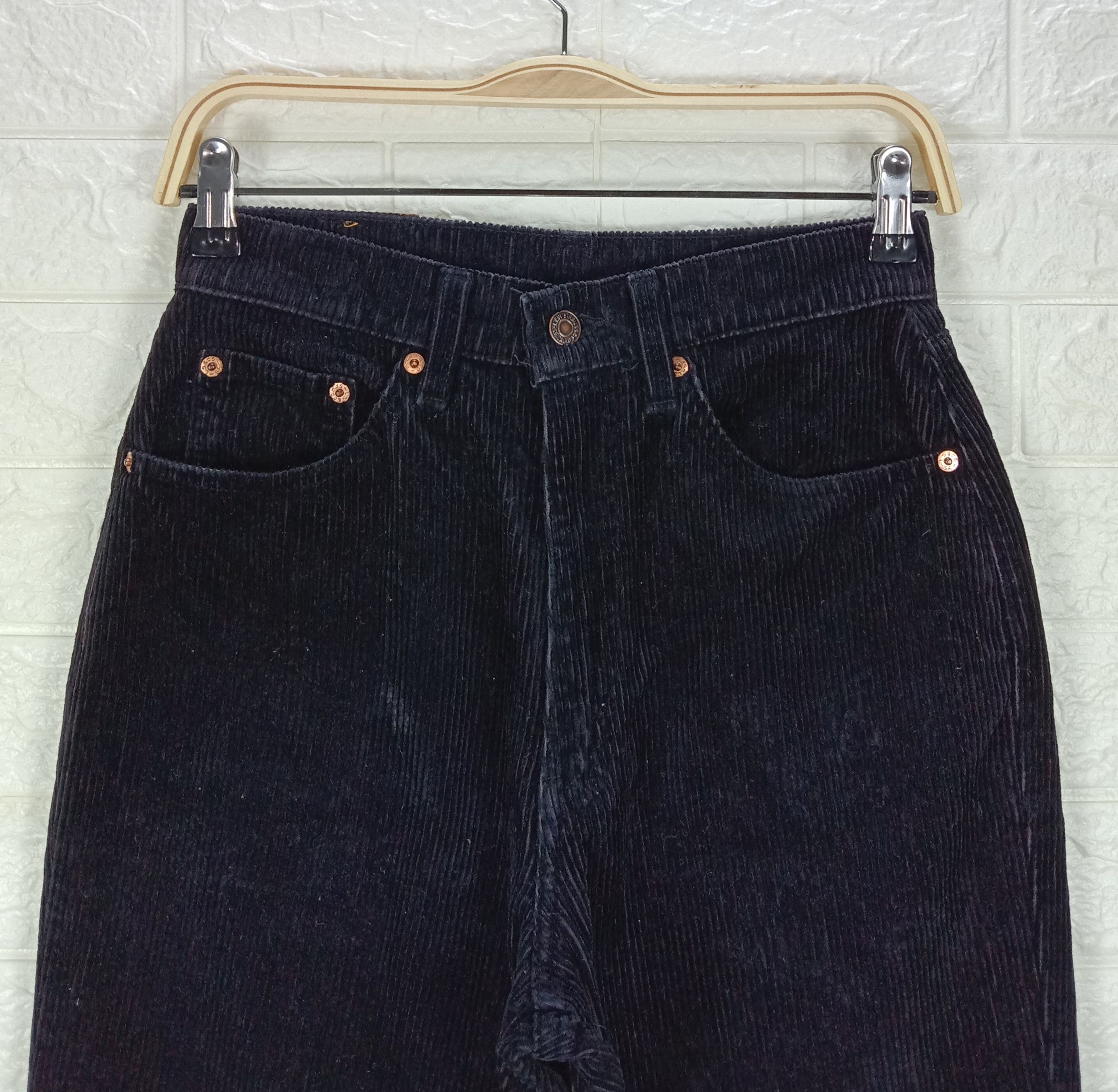 Levi's Vintage 90s Levi's 519 Corduroy Pants Size 27" / US 4 / IT 40 - 2 Thumbnail