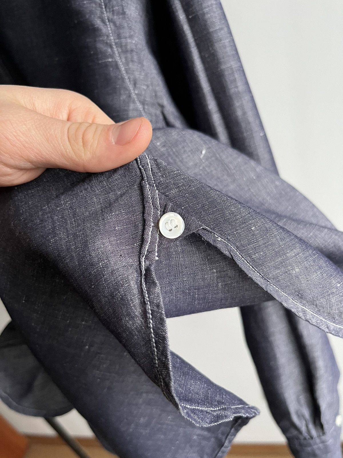 Post Overalls Post O’alls overalls linen cotton blend indigo shirt Size US S / EU 44-46 / 1 - 9 Thumbnail