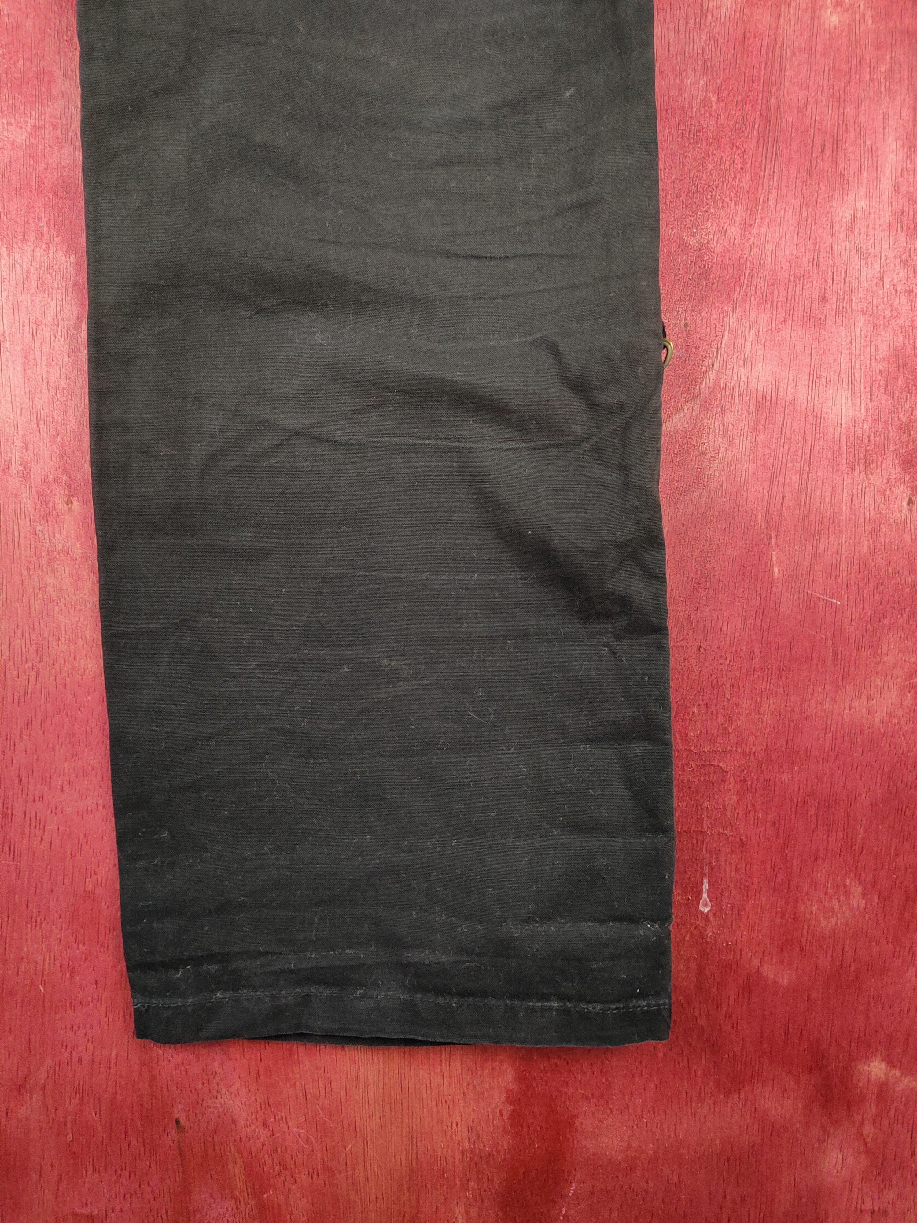 Japanese Brand Japanese Brand Black Multipocket Tactical Cargo Pants #S1734 Size 27" / US 4 / IT 40 - 11 Thumbnail