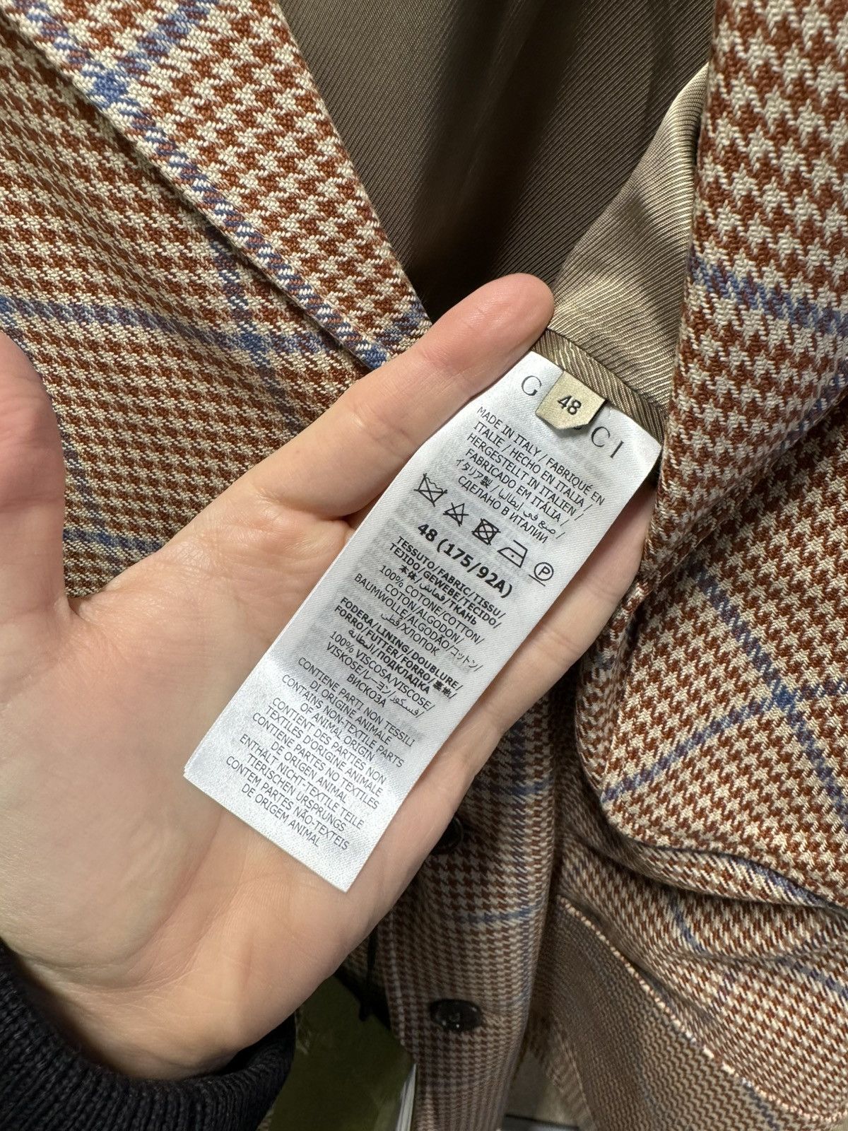 Gucci Gucci Check Blazer Jacket NEW 2000$ Size US M / EU 48-50 / 2 - 6 Thumbnail