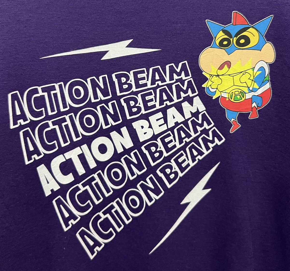 Anime × Japanese Brand × Vintage VINTAGE CRAYON SHIN-CHAN ACTION BEAM SWEATSHIRT Size US L / EU 52-54 / 3 - 4 Thumbnail