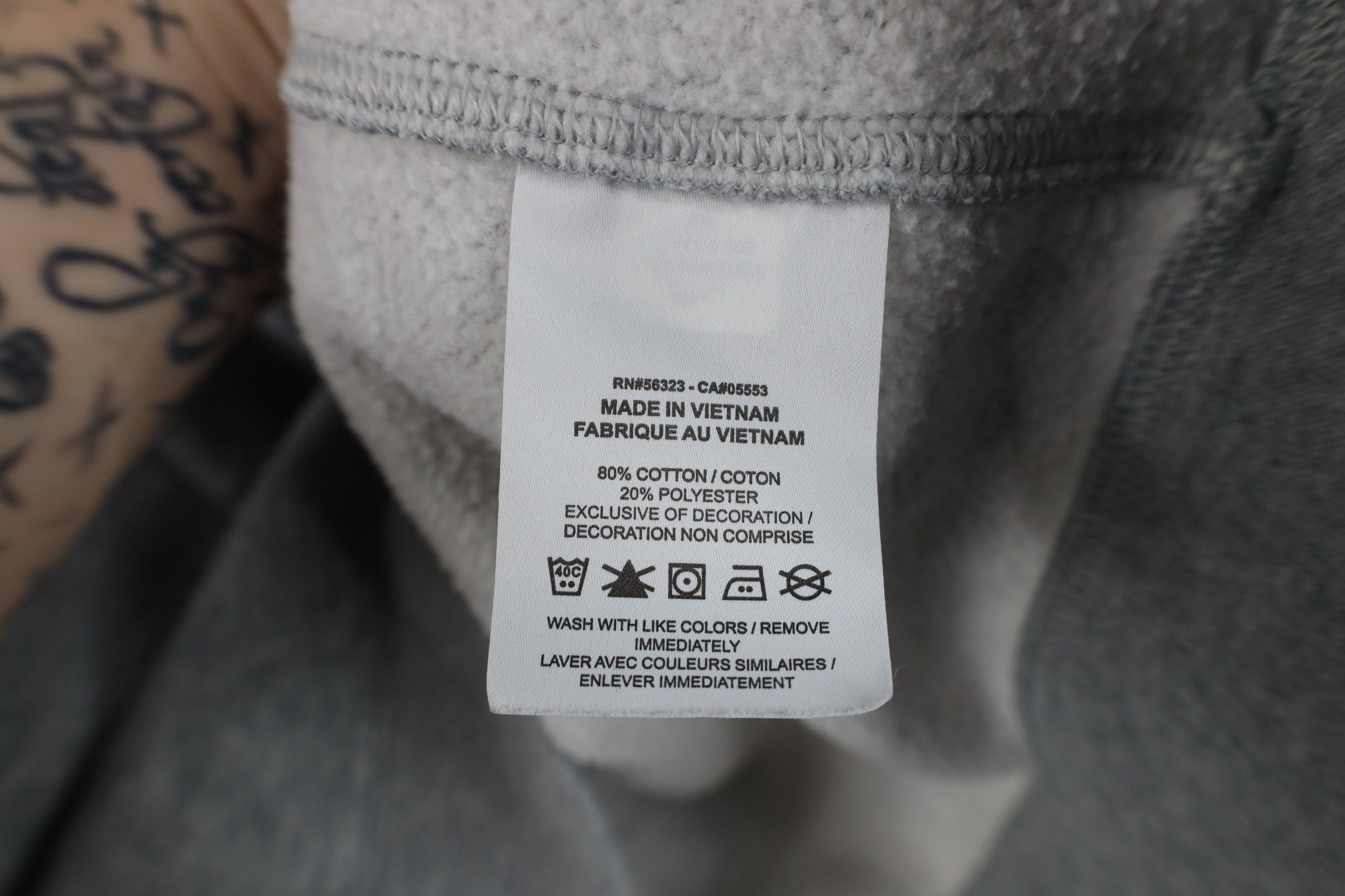 Nike Y2K Nike Scott Mini Swoosh Boxy Fit Crewneck Sweatshirt Gray Size US XXL / EU 58 / 5 - 8 Thumbnail