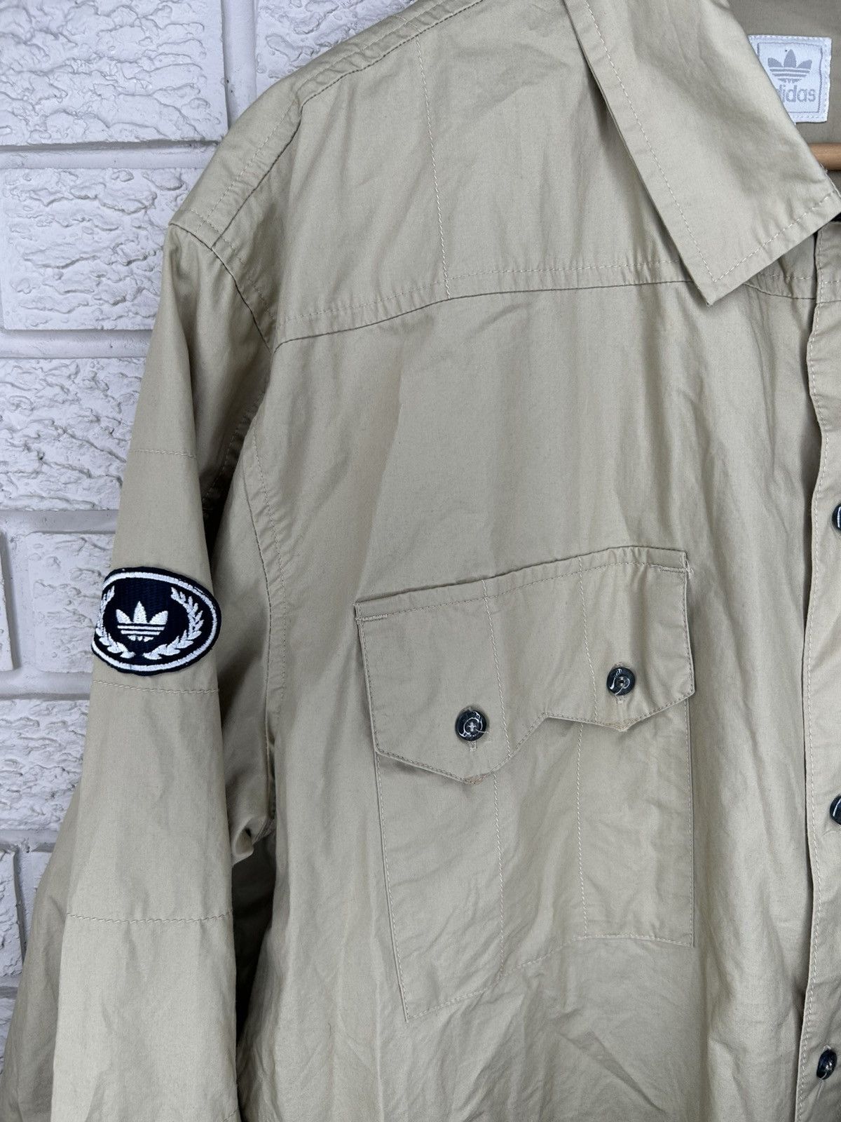 Adidas Vintage Adidas Walter Rohrl Racing Button Up Shirt Size US L / EU 52-54 / 3 - 3 Thumbnail