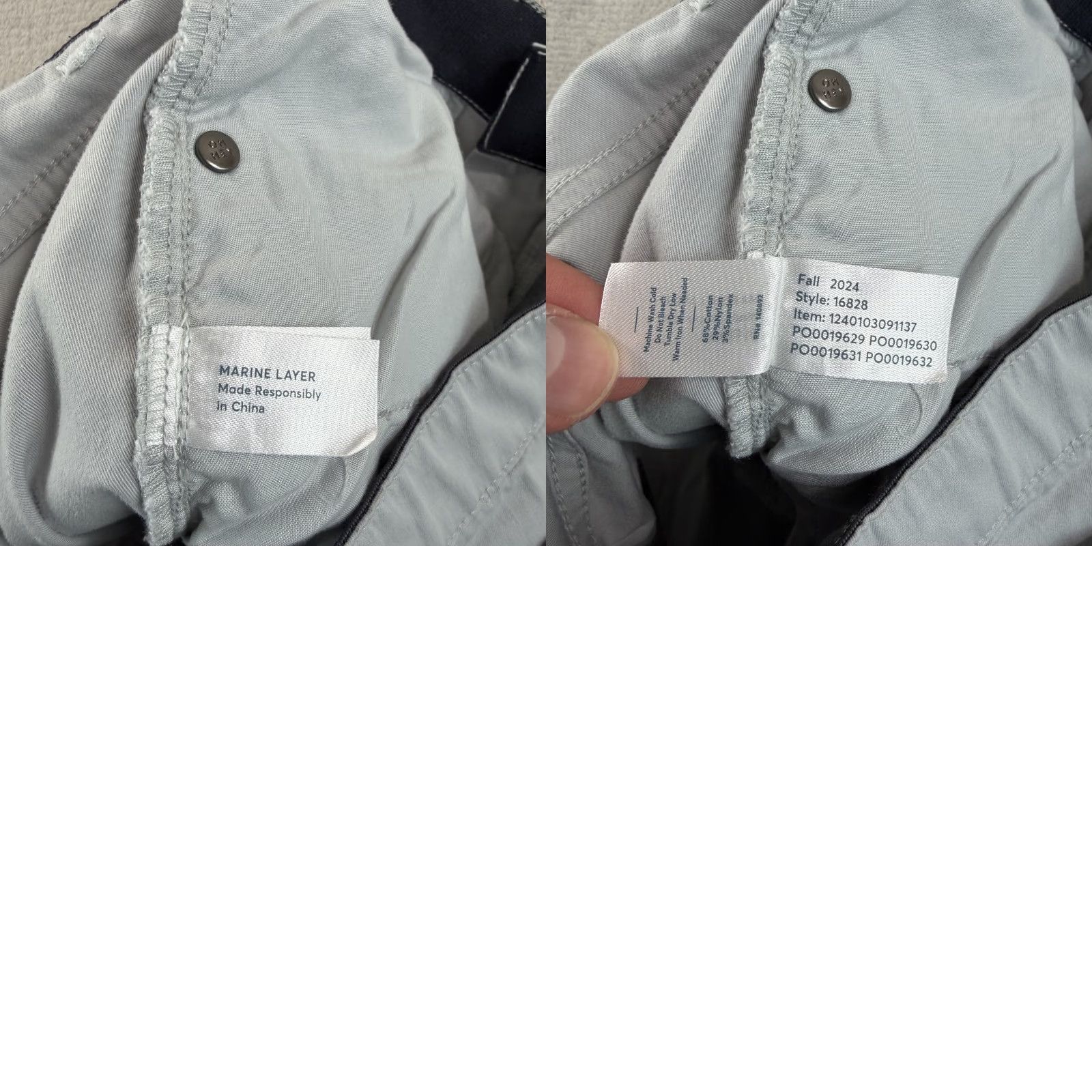 Marine Layer Marine Layer 5 Pocket Breeze Slim Straight Pants Light Grey Men 30x30 NWT 28 Size US 30 / EU 46 - 9 Thumbnail