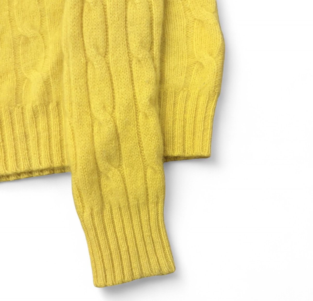 Polo Ralph Lauren Cable knit Cashmere Sweater Size S / US 4 / IT 40 - 3 Thumbnail