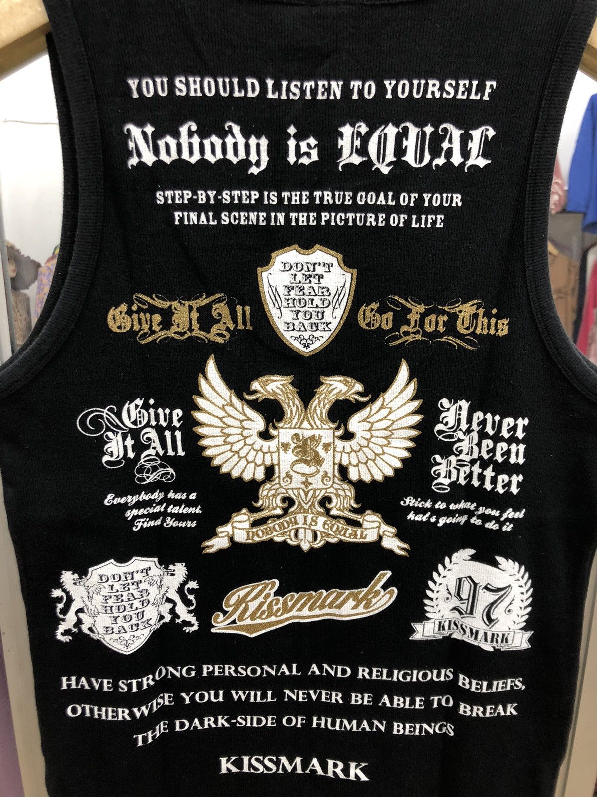 14th Addiction Kissmark “Nobody Is Equal” Tanktop Size US S / EU 44-46 / 1 - 2 Thumbnail