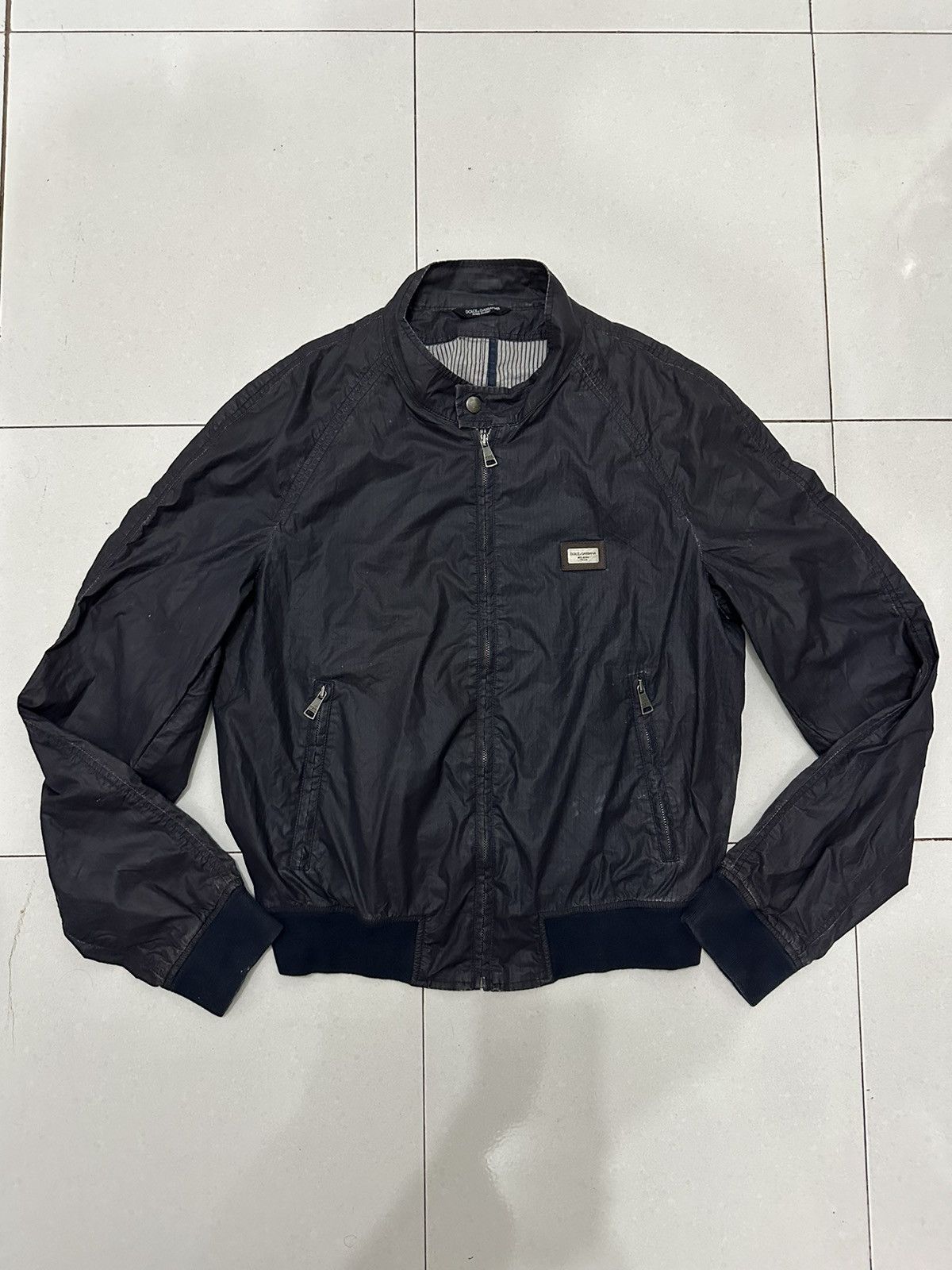 Dolce & Gabbana VTG Distress Dolce & Gabbana Logo Plaque Jacket Size US M / EU 48-50 / 2 - 4 Thumbnail
