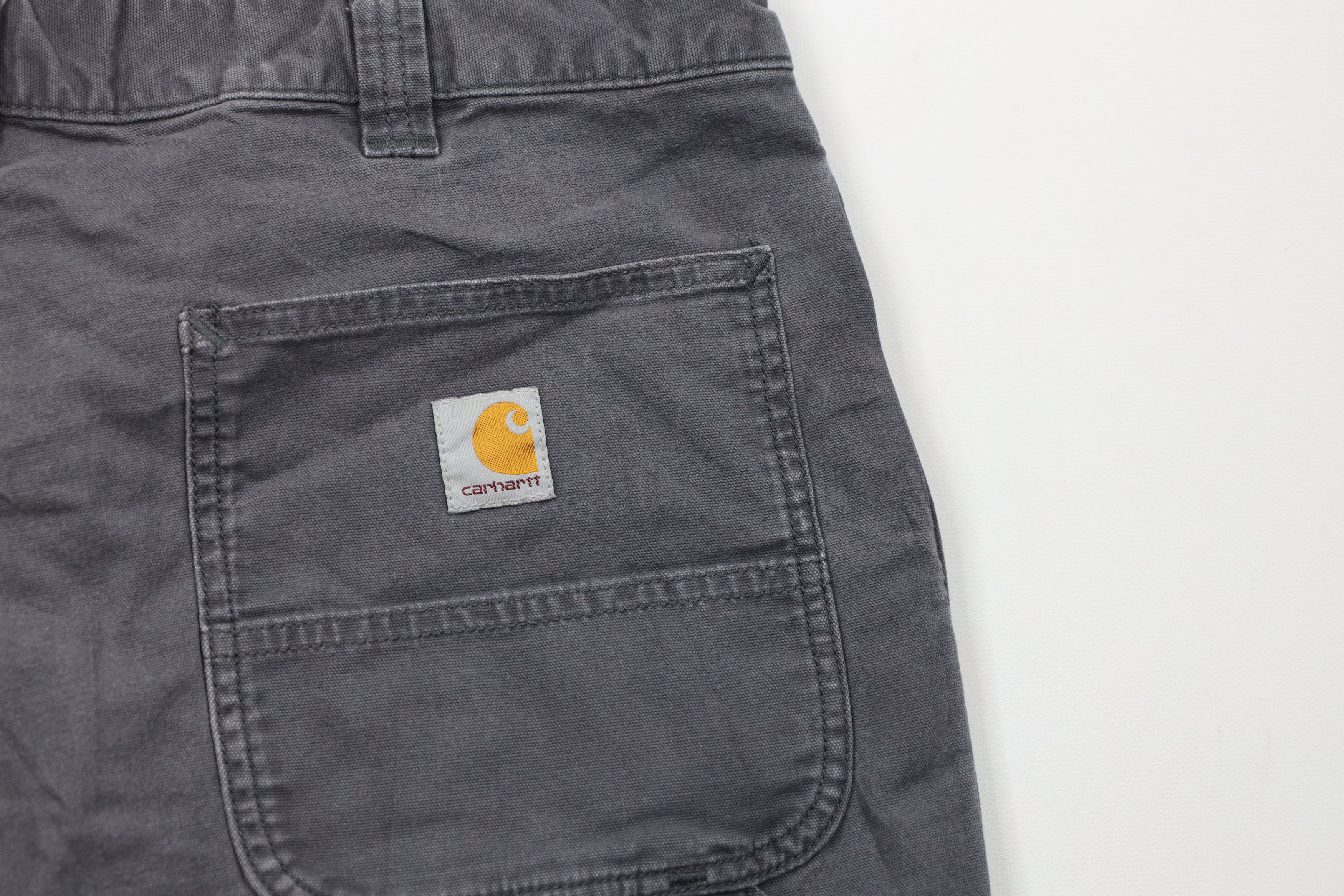 Carhartt Vintage Carhartt Spell Relaxed Fit Canvas Dungaree Shorts Size US 36 / EU 52 - 10 Thumbnail