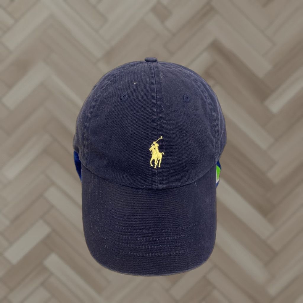 Polo Ralph Lauren VINTAGE Polo Ralph Lauren Adjustable Baseball Cap Unisex One Size Navy Blue Size US M / EU 48-50 / 2 - 1 Thumbnail