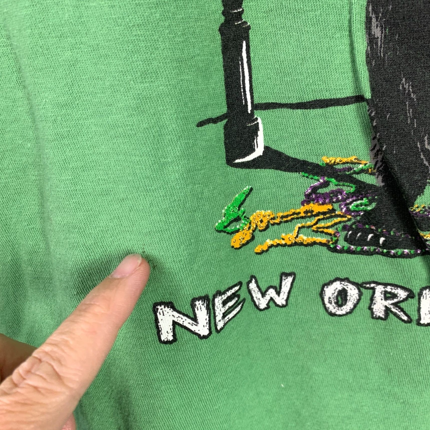 CO HONEY BADGER DON'T CARE New Orleans Tourist T-Shirt Tee XXL Green The Duck Co. Men T-Shirt Shirt XXL Green Mens Colorful All Seasons Casual Shirt Size US XXL / EU 58 / 5 - 4 Thumbnail