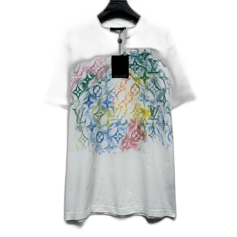 Louis Vuitton Louis Vuitton Colorful Logo Short Sleeve TShirt-2506 Size US L / EU 52-54 / 3 - 1 Thumbnail