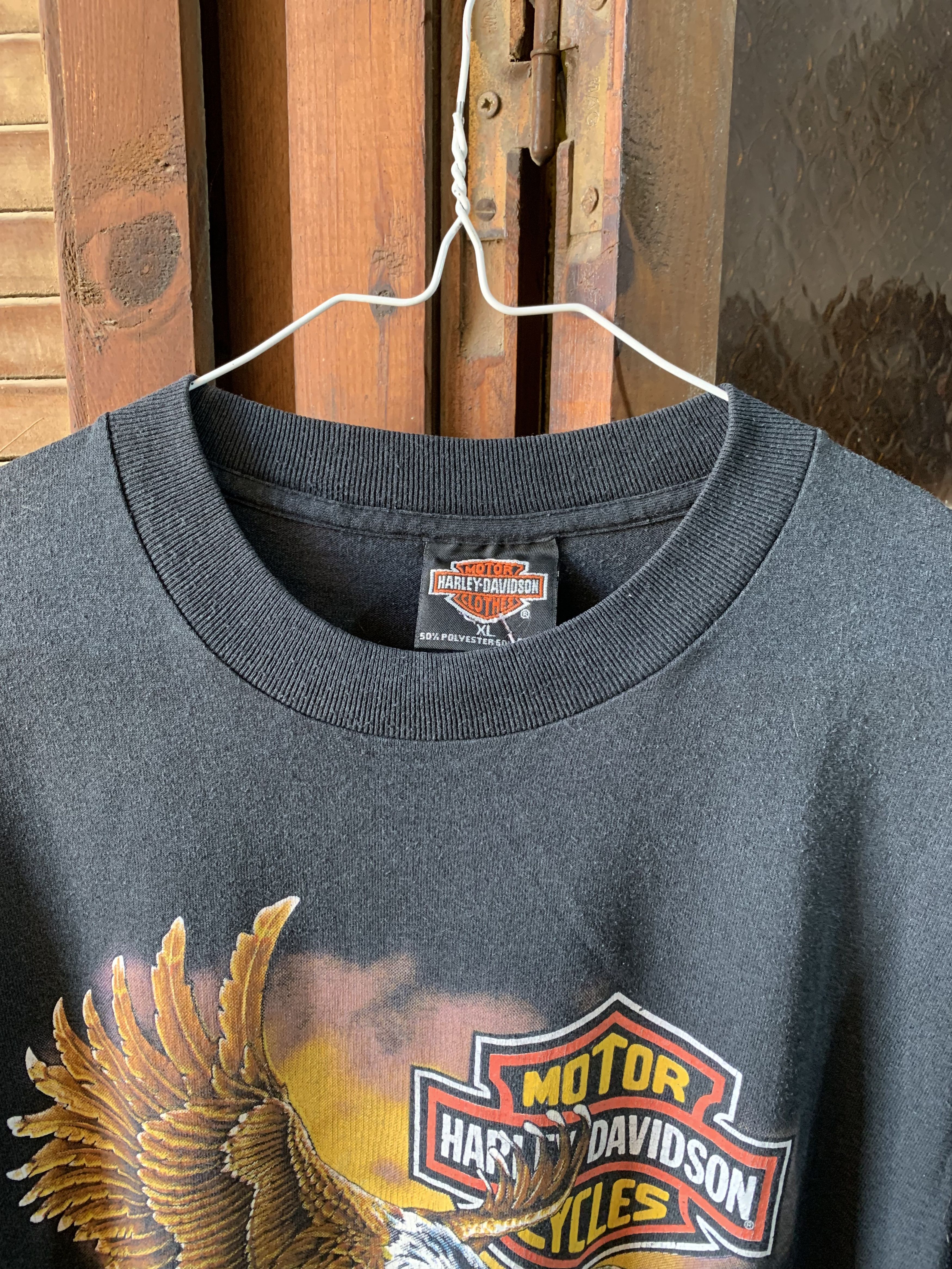 Harley Davidson Vintage Harley Davidson Eagle vs Dragon SingleStitch size XL Size US XL / EU 56 / 4 - 3 Thumbnail
