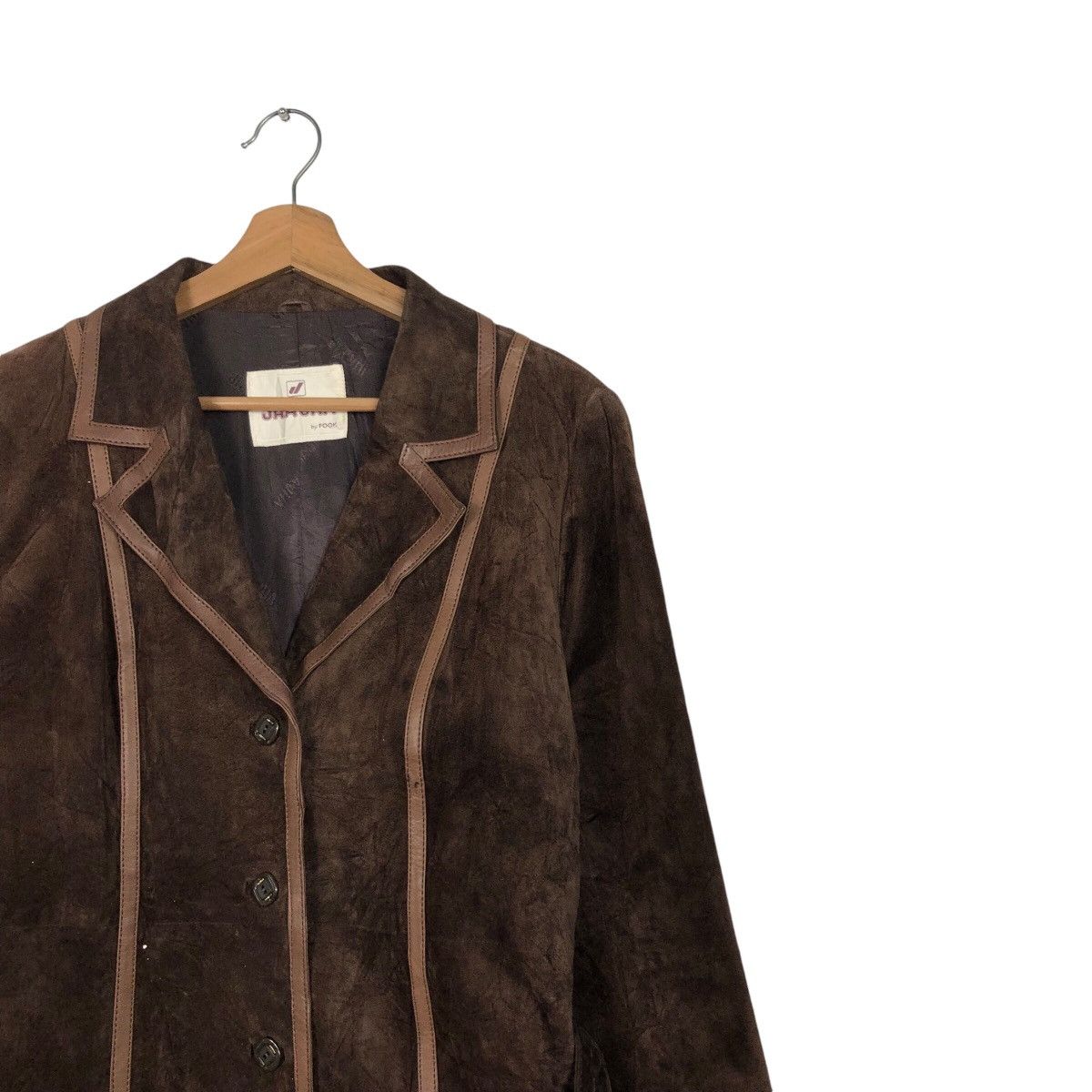 Japanese Brand 📌Vintage Long Biker Leather Jacket Jha-Jha Japan Size US M / EU 48-50 / 2 - 8 Thumbnail