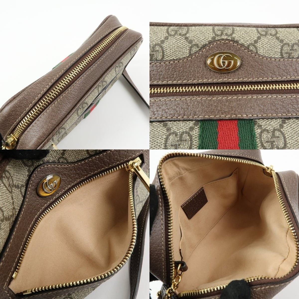 Gucci Gucci Ophidia GG Supreme Crossbody Bag Brown Size ONE SIZE - 7 Thumbnail