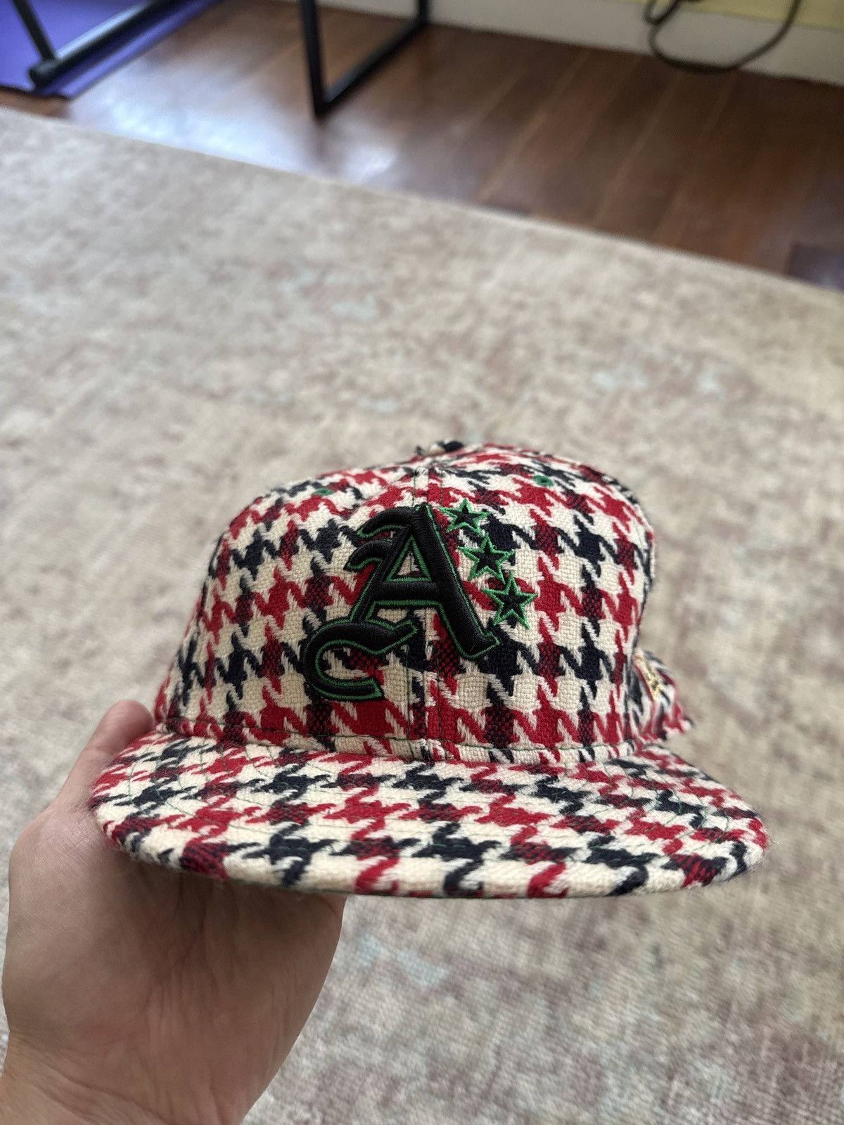 New Era × atmos Vintage Atmos New Era wool Hat Size ONE SIZE - 1 Thumbnail