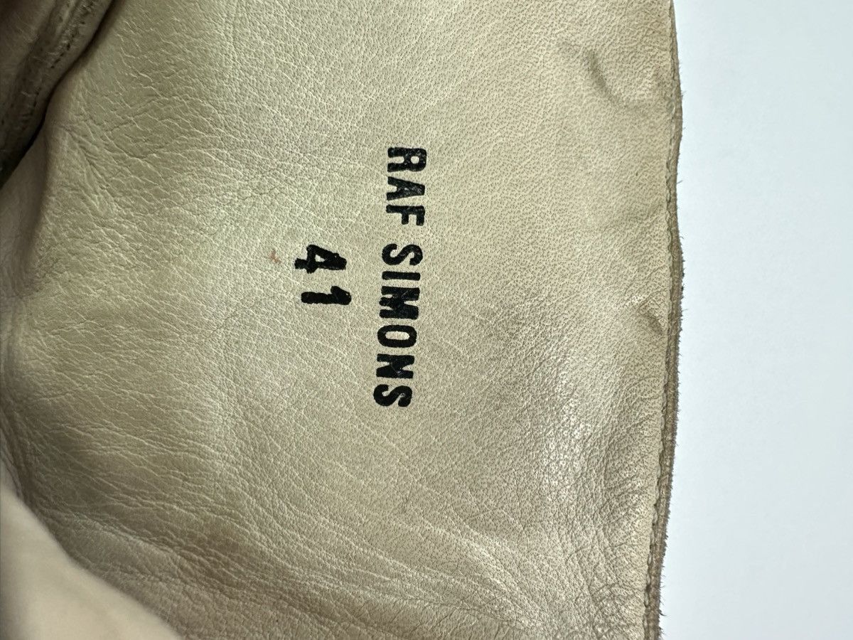 Raf Simons RAF SIMONS Ecru Extra High-Top Leather Sneakers Size 41 EU Size US 8 / EU 41 - 11 Thumbnail