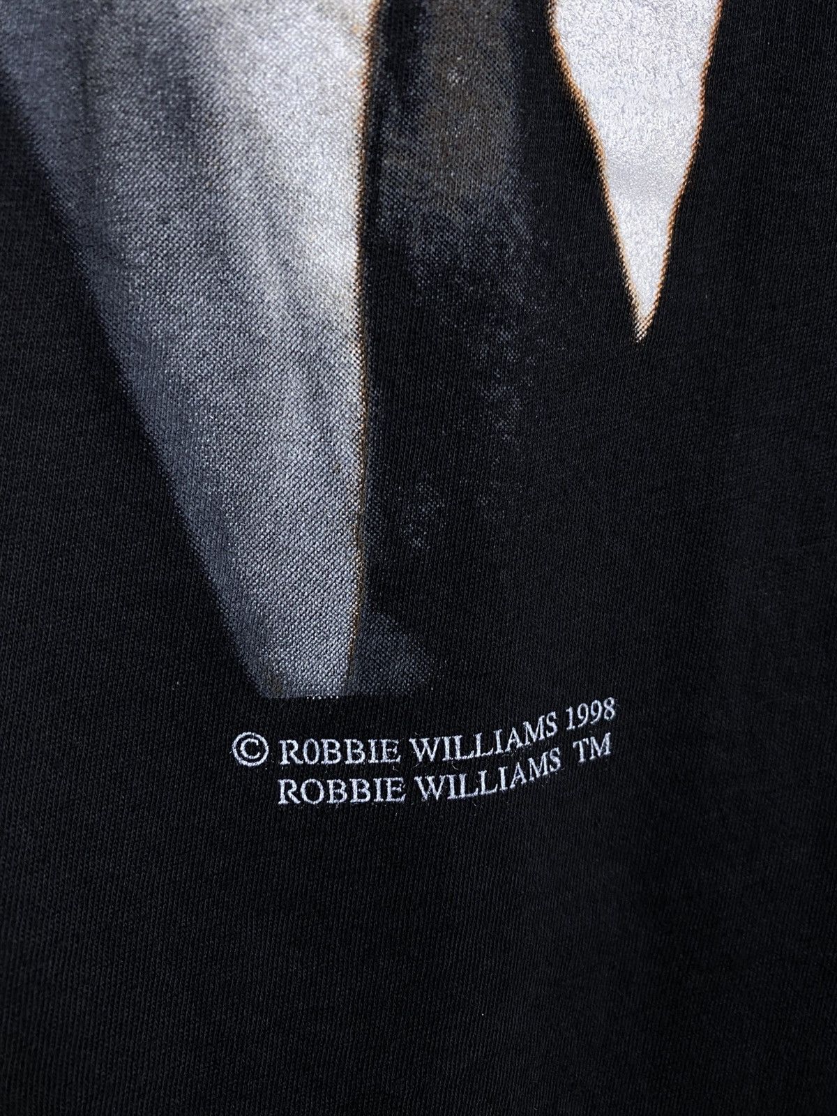Vintage Vintage 90’s Robbie Williams Tour T-Shirt Adult Medium Size US M / EU 48-50 / 2 - 4 Thumbnail