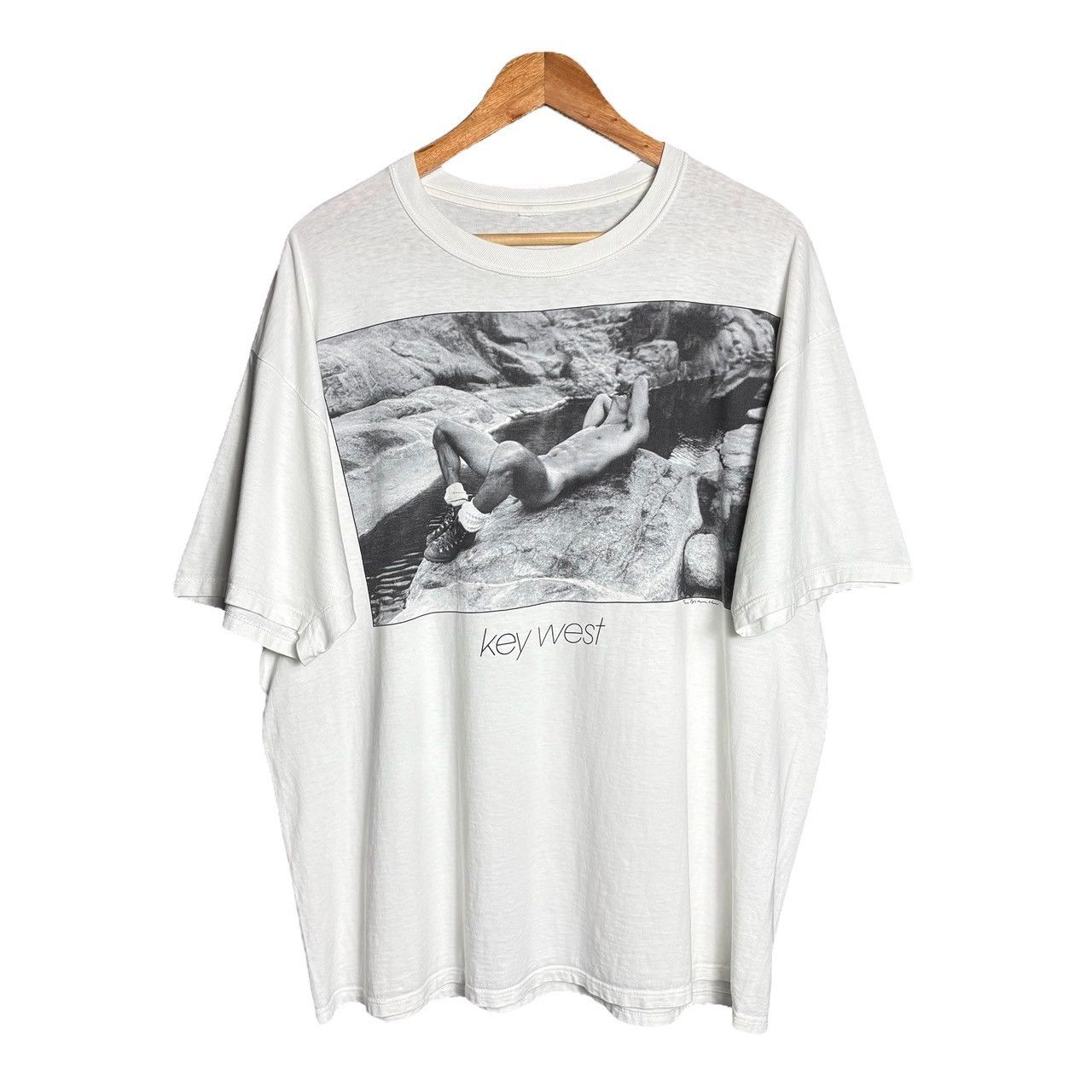 Vintage VTG 90s Tom Bianchi Out Of The Studio Bruce Weber T-Shirt Size US XL / EU 56 / 4 - 1 Thumbnail