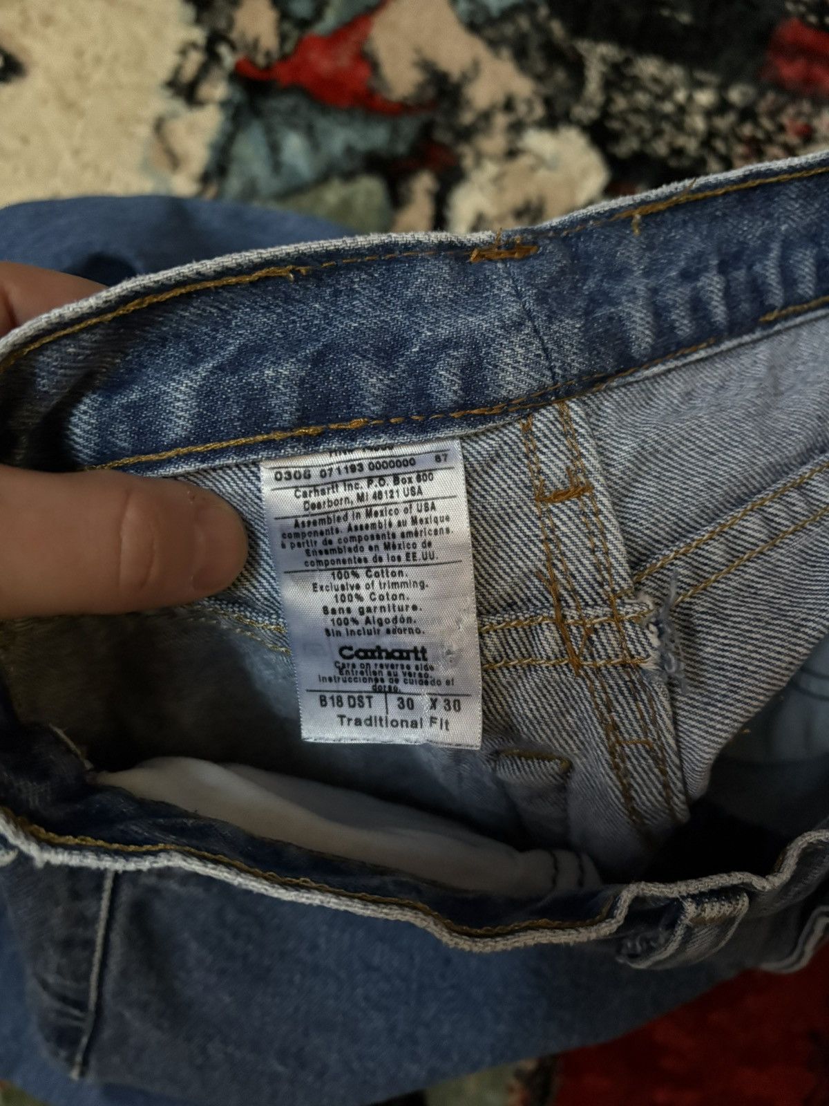 Carhartt Carhartt VTG 2005 blue traditional fit jeans 27 x 26” Size 27" / US 4 / IT 40 - 3 Thumbnail