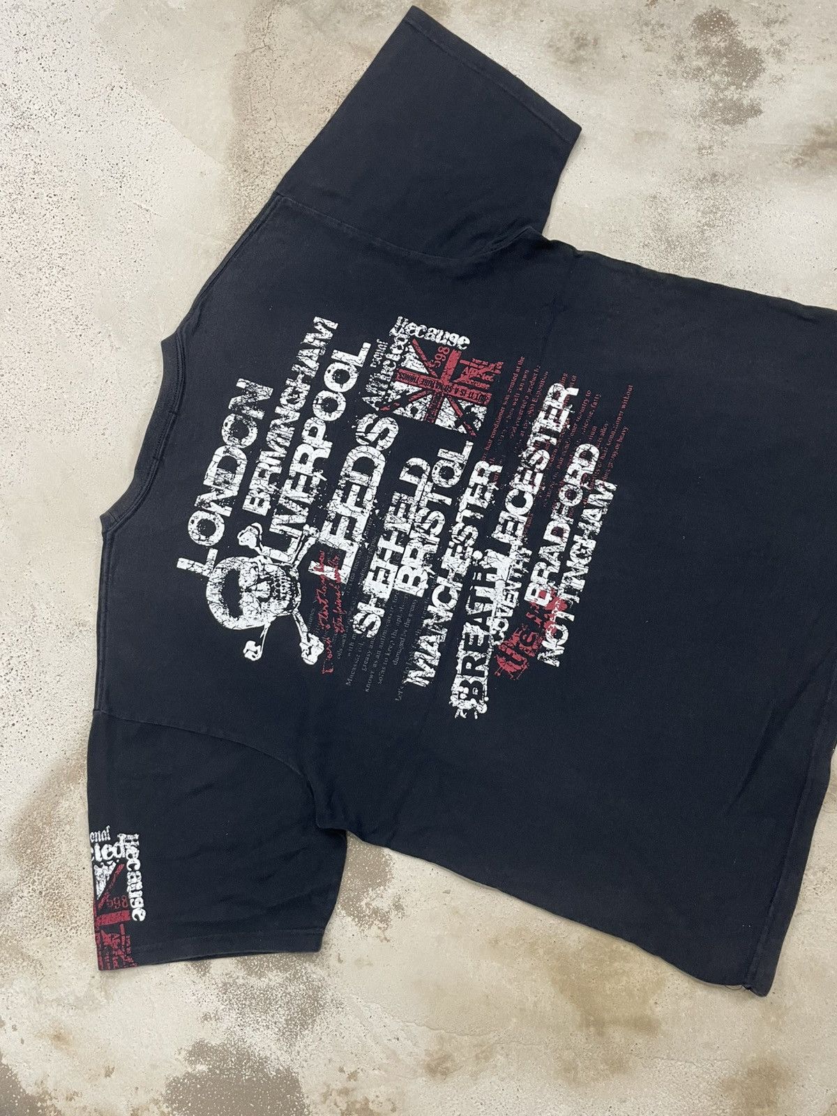 Japanese Brand Beaumere Destruction Wish Affliction Punk Tour Y2K Wording Size US XXL / EU 58 / 5 - 15 Thumbnail