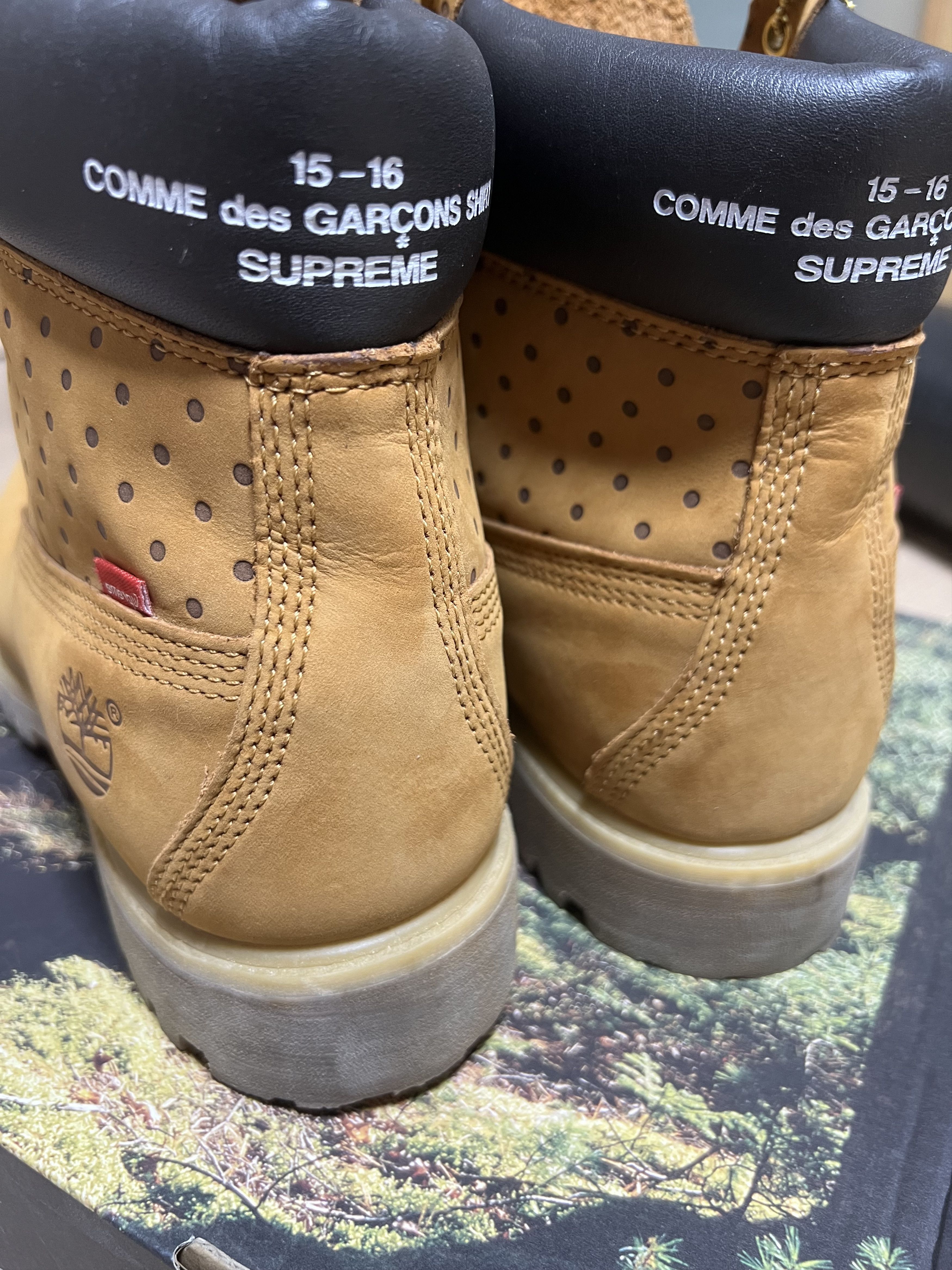 Supreme Comme des Garcons Timberland inch boots