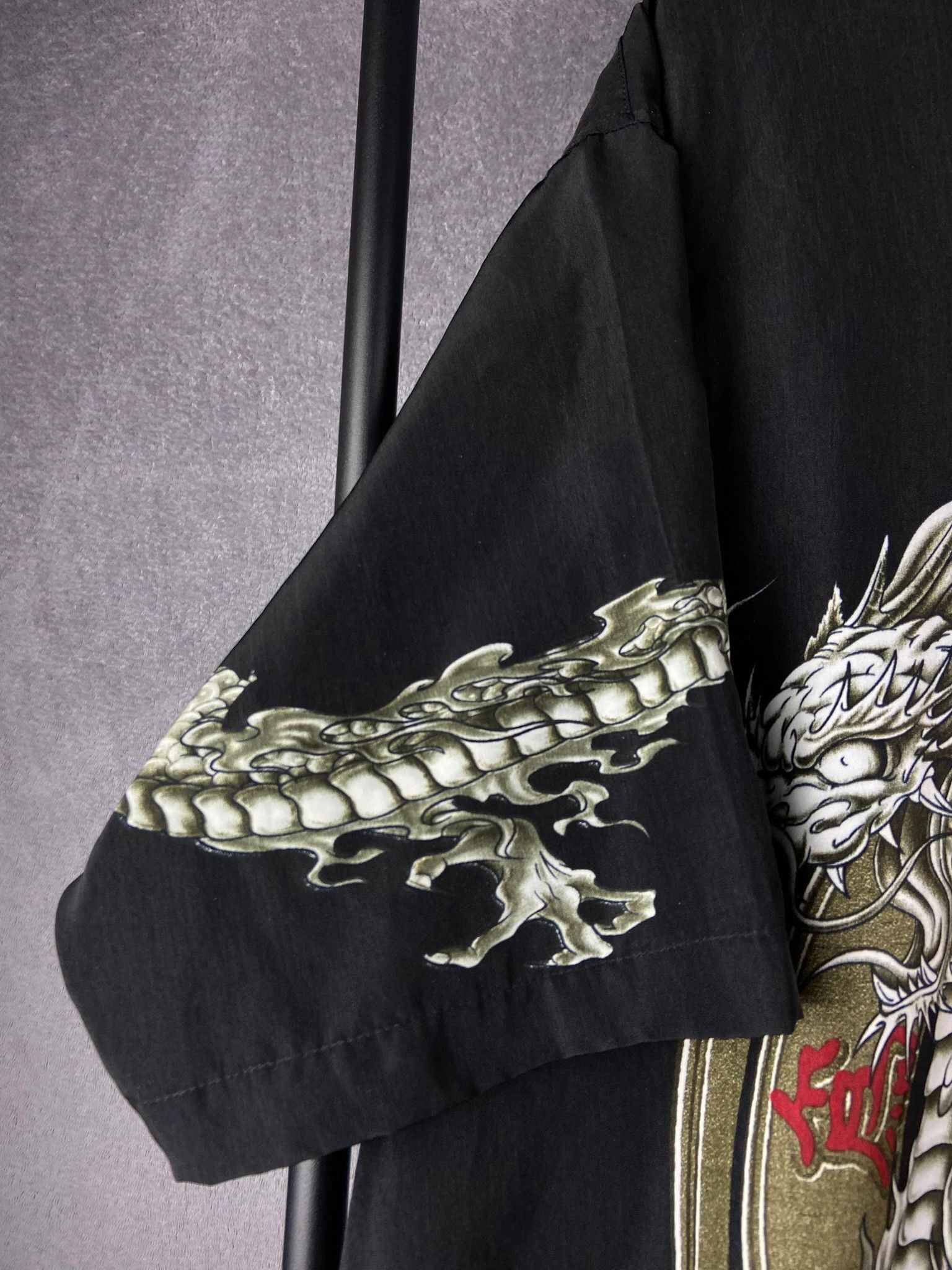 Other Dnon Jeans shirt black XL oversize vintage dragon print Size US XL / EU 56 / 4 - 3 Thumbnail