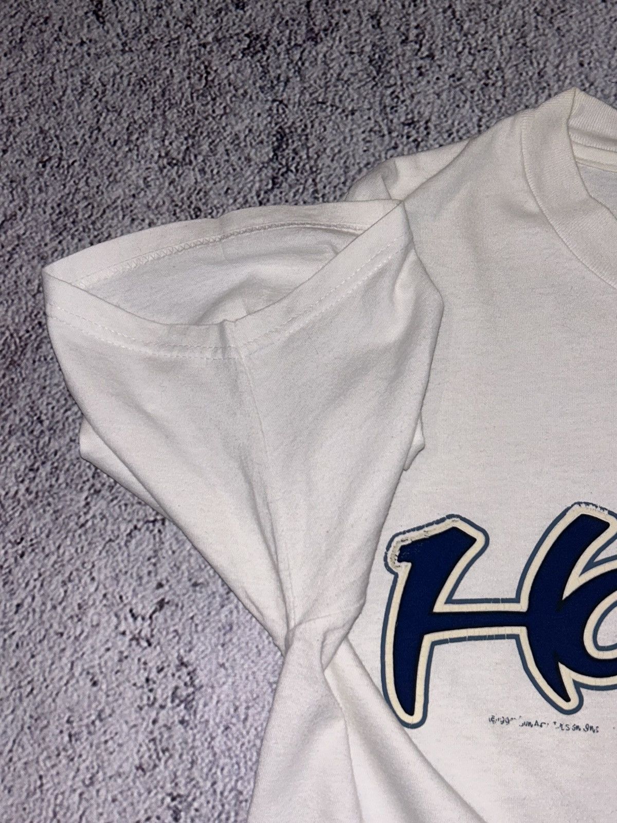 Hanes Hawaii Surf Tee White Smile Hanes Heavyweight Vintage Size US L / EU 52-54 / 3 - 13 Thumbnail