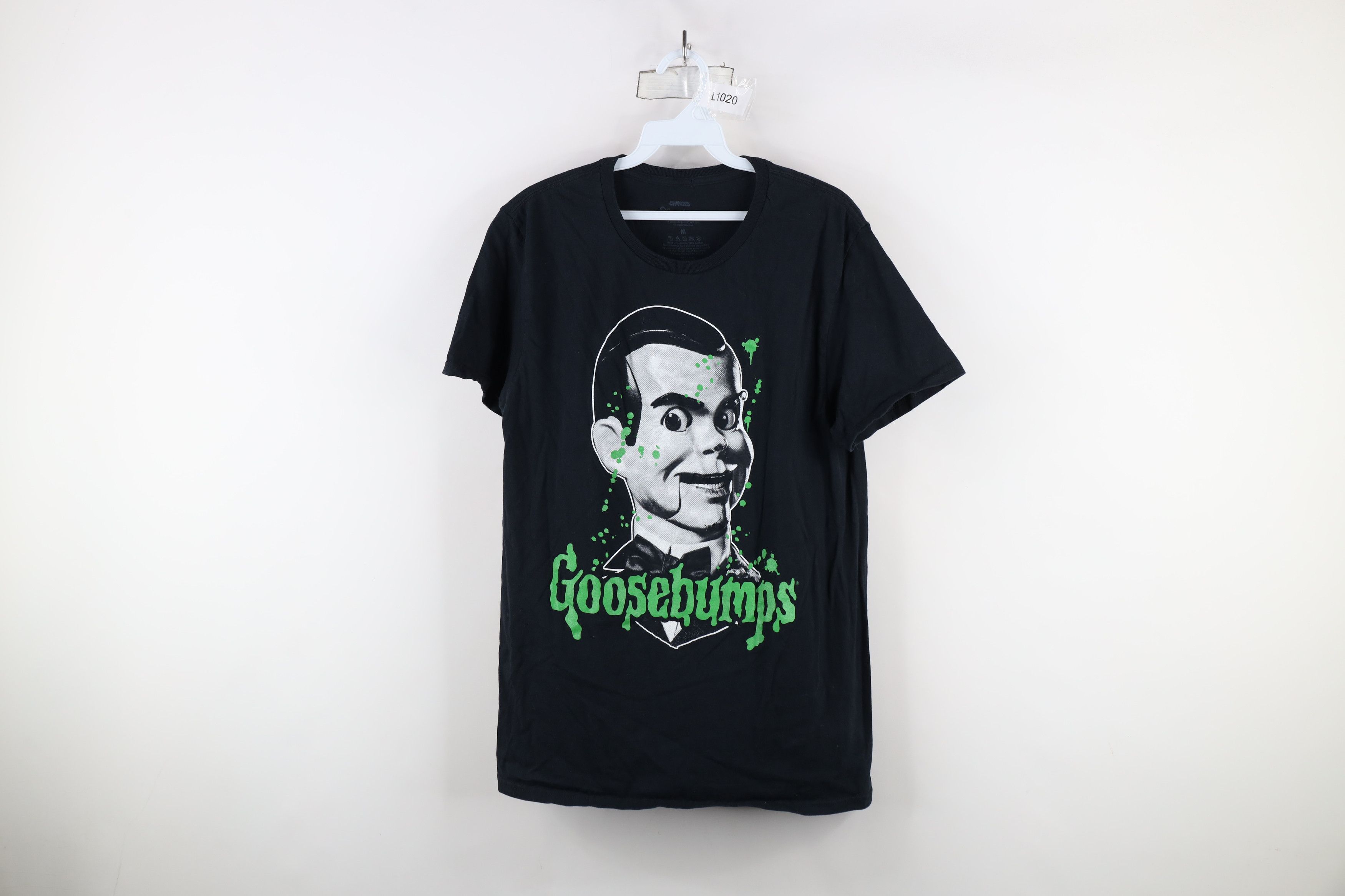 Vintage Vintage Y2K Goosebumps Spell Out Dummy Doll T-Shirt Black Size US M / EU 48-50 / 2 - 1 Thumbnail