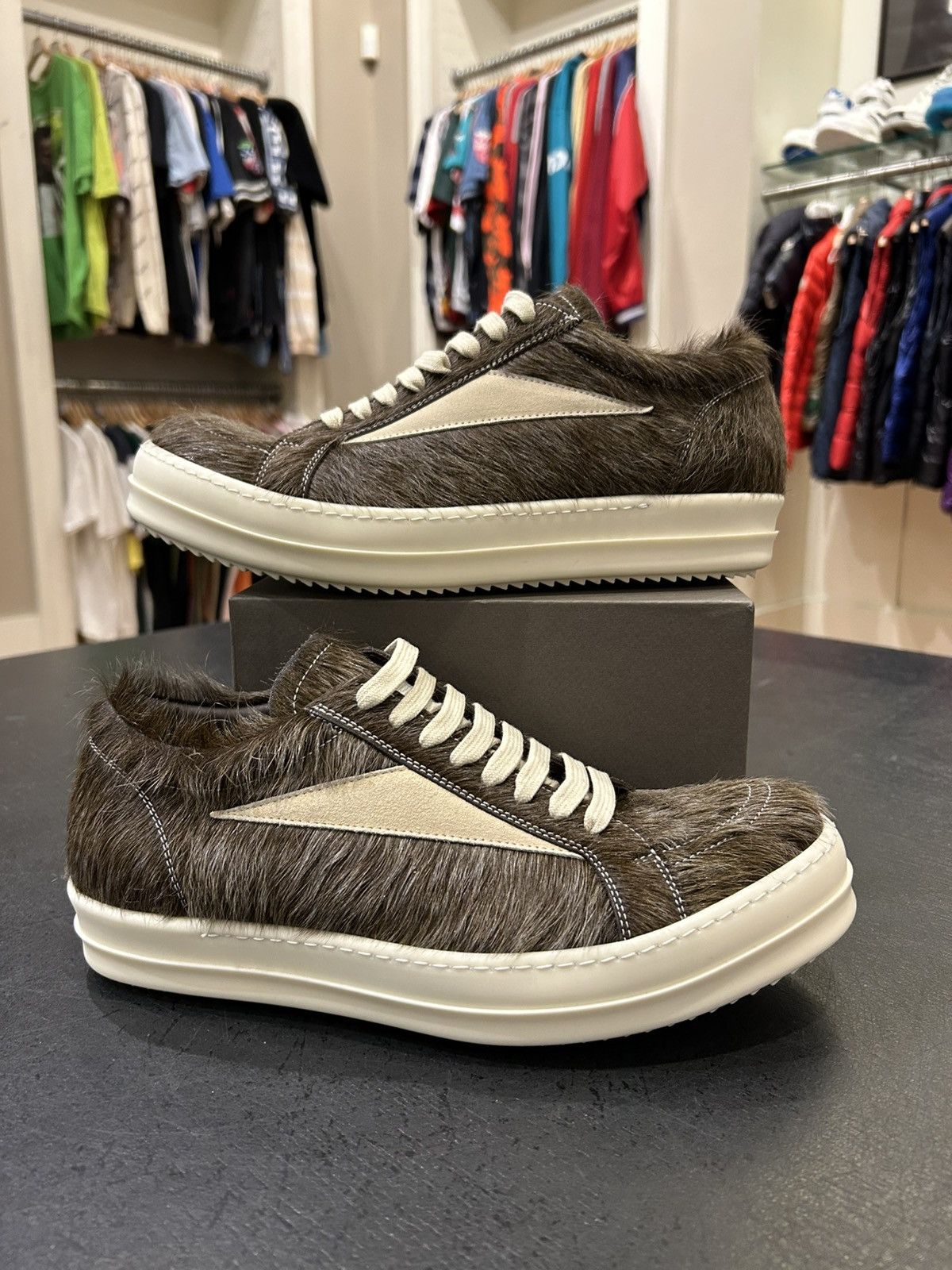 Rick Owens Rick Owens Hair Vintage Low Sneaker Size US 9 / EU 42 - 1 Thumbnail