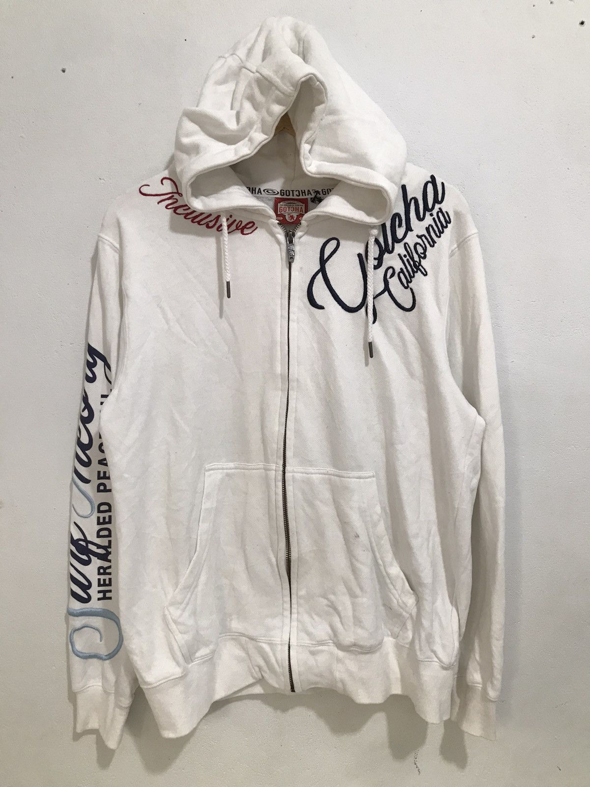 image of Hysteric Glamour x Le Grande Bleu L G B Poem Surf Hoodie Summer Style Japanese Gotcha in White (Siz
