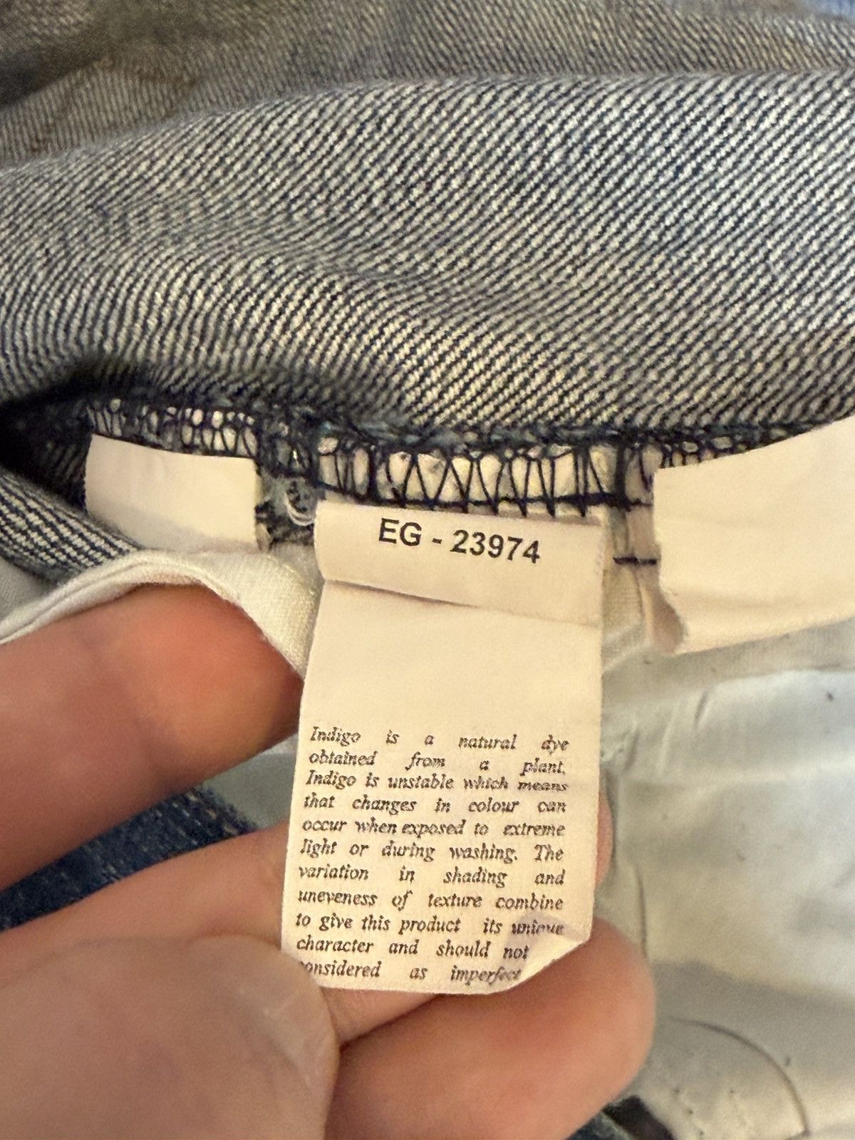 Yves Saint Laurent 34x30 YSL Jeans Denim Pants Indigo Selvedge Vintage Yves Size US 34 / EU 50 - 12 Thumbnail