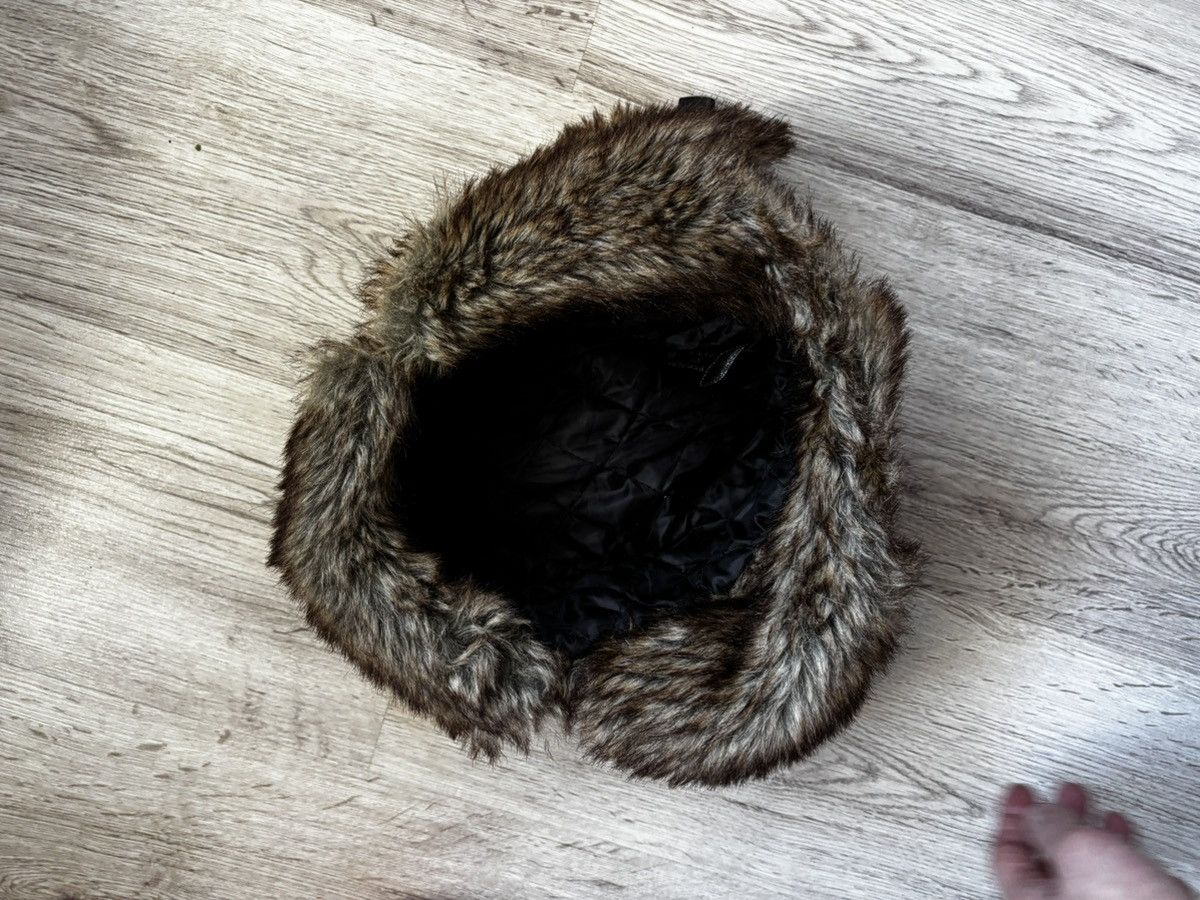Other Lemon Collection Faux Fur Ushanka Hat | Y2K Danish Design Size ONE SIZE - 8 Thumbnail