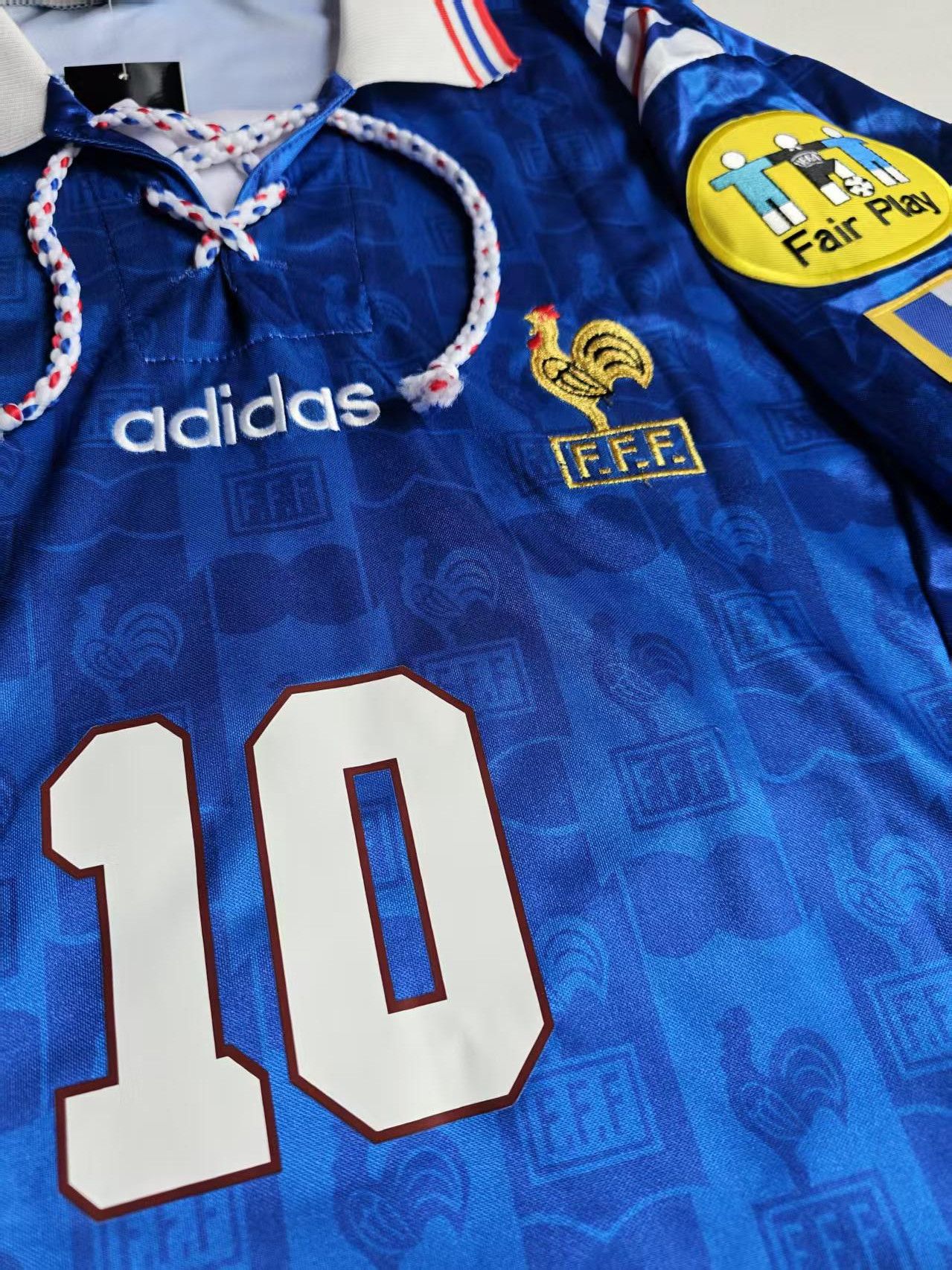 Other 1996 France #10 Zidane Jersey XXL Size US XXL / EU 58 / 5 - 4 Thumbnail