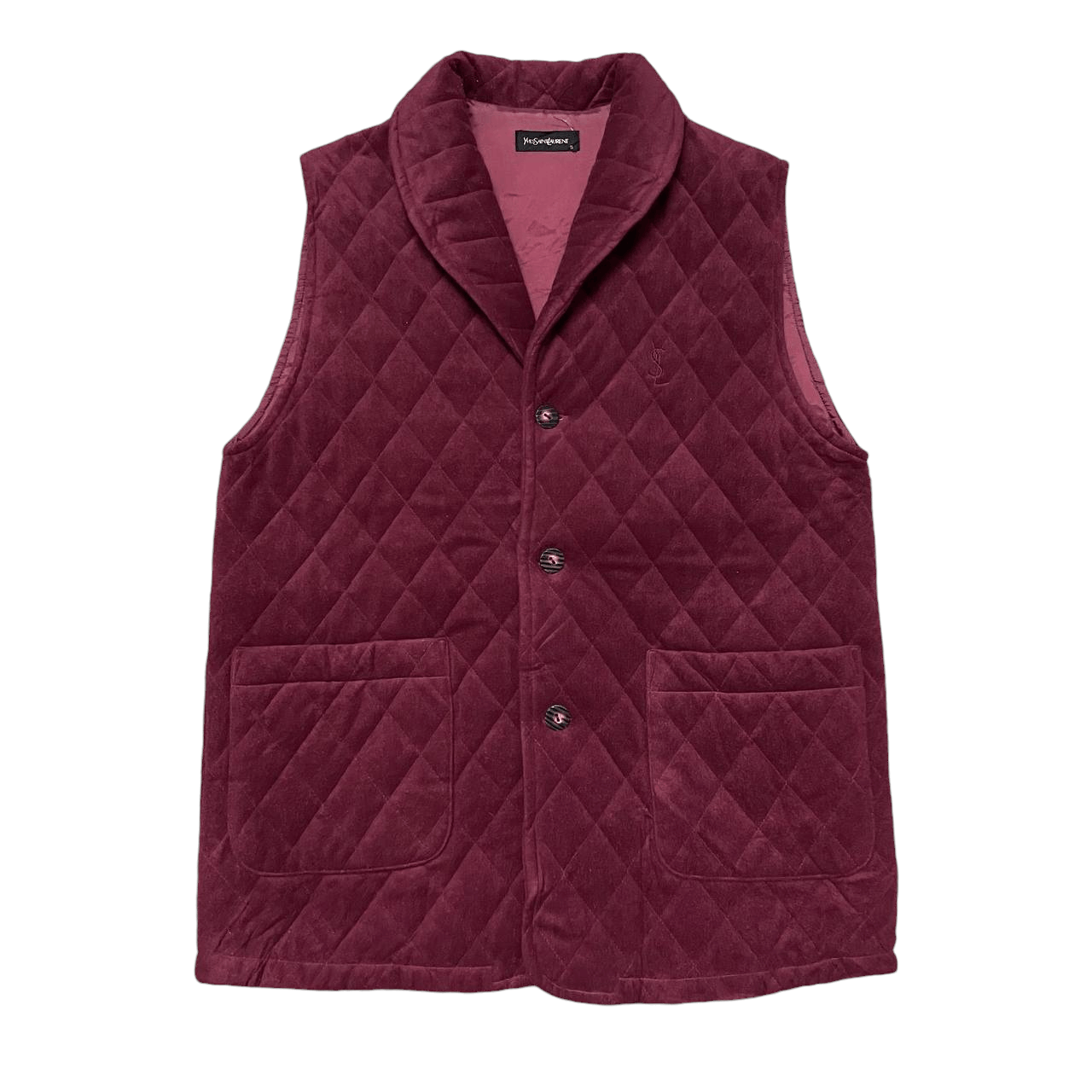 Yves Saint Laurent Vintage YSL Yves Saint Laurent Quilted Vest Size US M / EU 48-50 / 2 - 1 Thumbnail