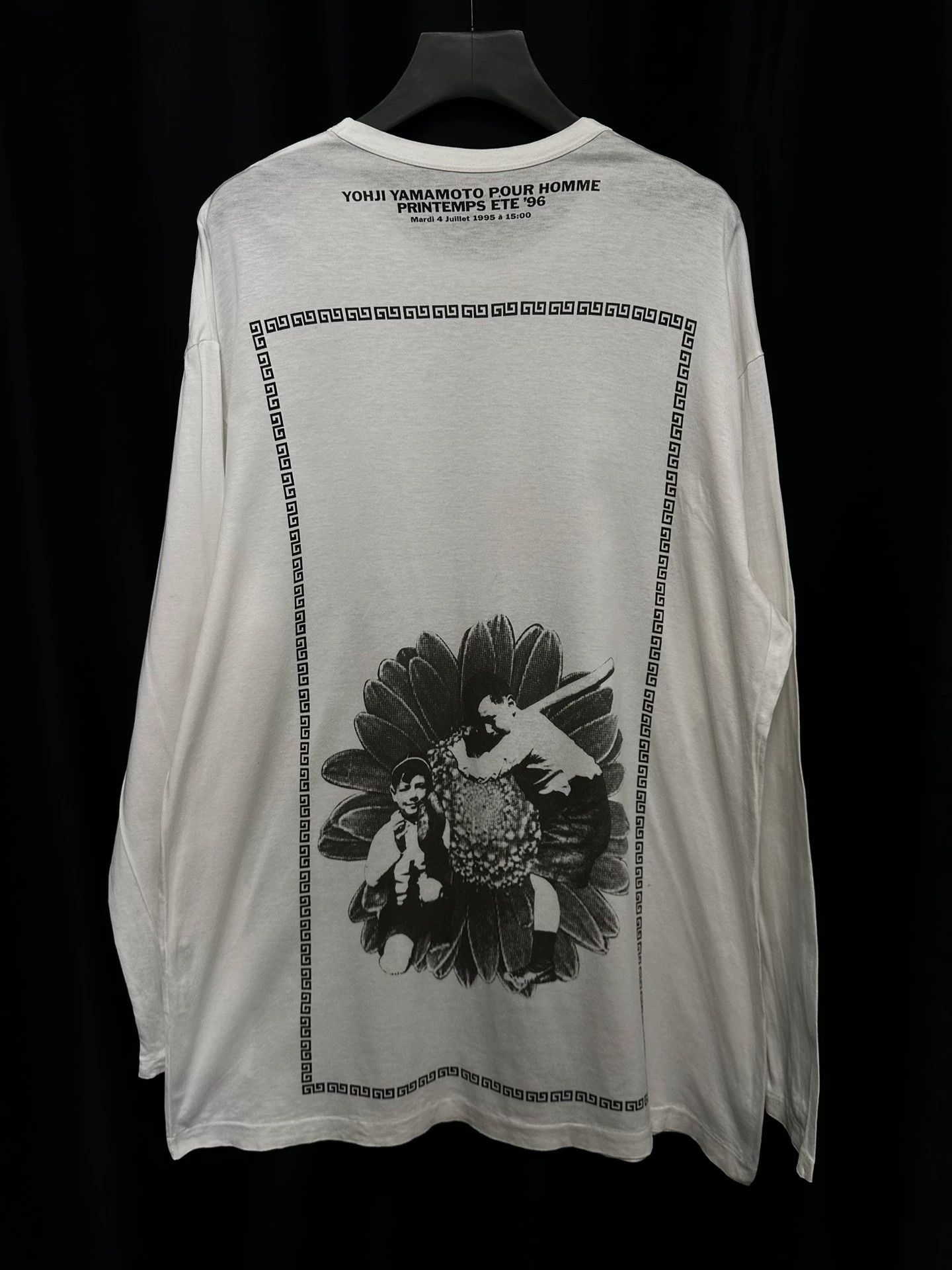 Yohji Yamamoto Yohji Yamamoto 1996SS Flower Boy Oversized Long T Sunflower Size US M / EU 48-50 / 2 - 1 Thumbnail