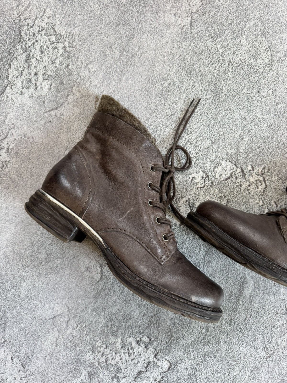 A.S.98 × Vintage AS98 A.S.98 Airstep 37 leather zip biker shoes boots cowboy Size US 7 / IT 37 - 11 Thumbnail